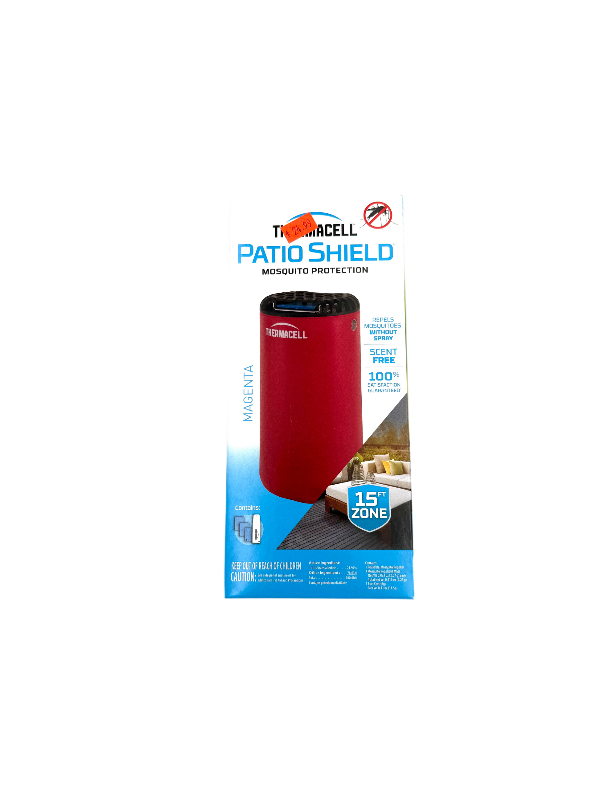 Thermacell Patio Shield 15ft Zone- Magenta - Haag Ventures