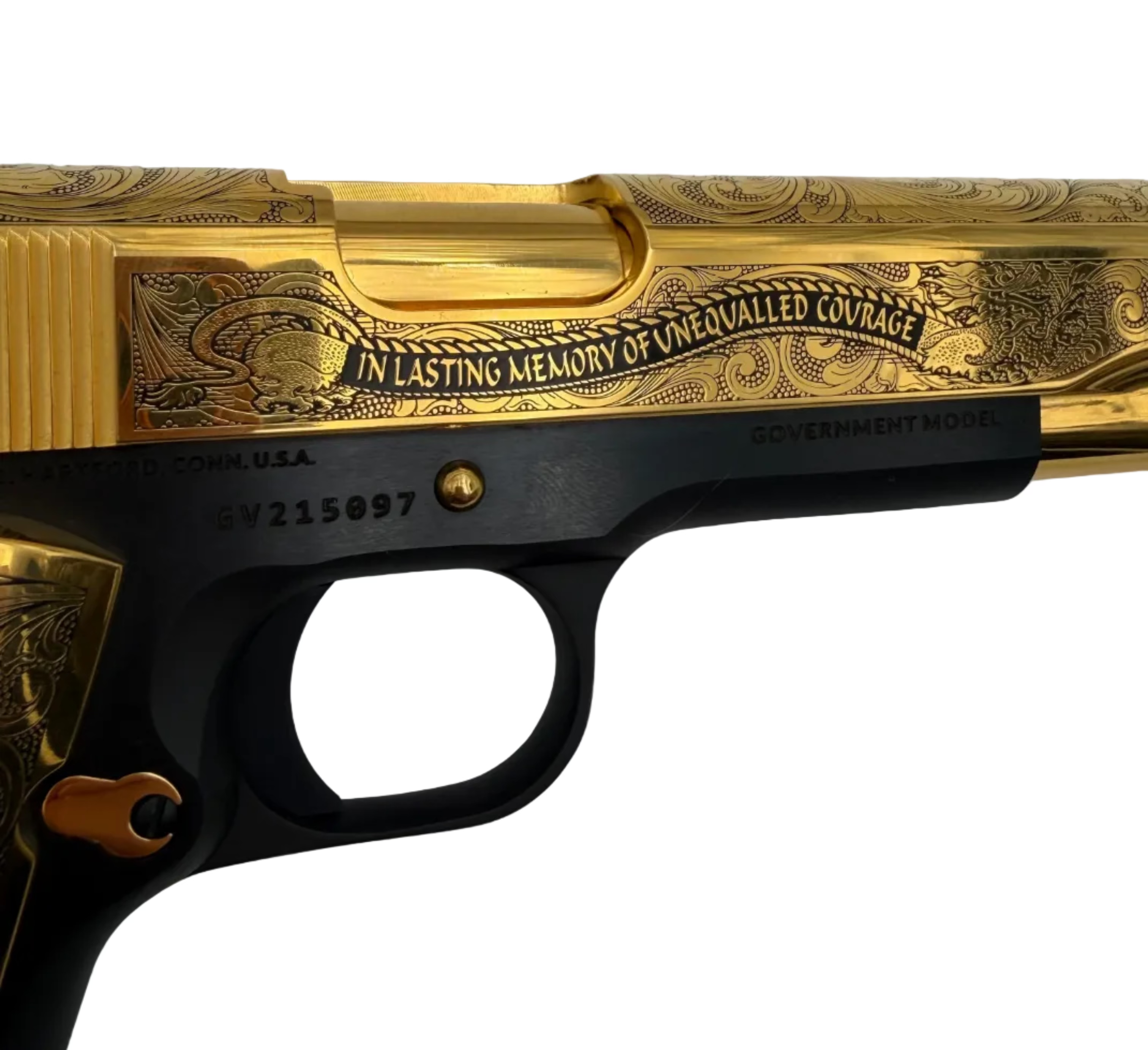 Colt Govt 70 Series Vietnam Tribute .45 ACP semi-auto pistol with commemorative details and classic firearm design.