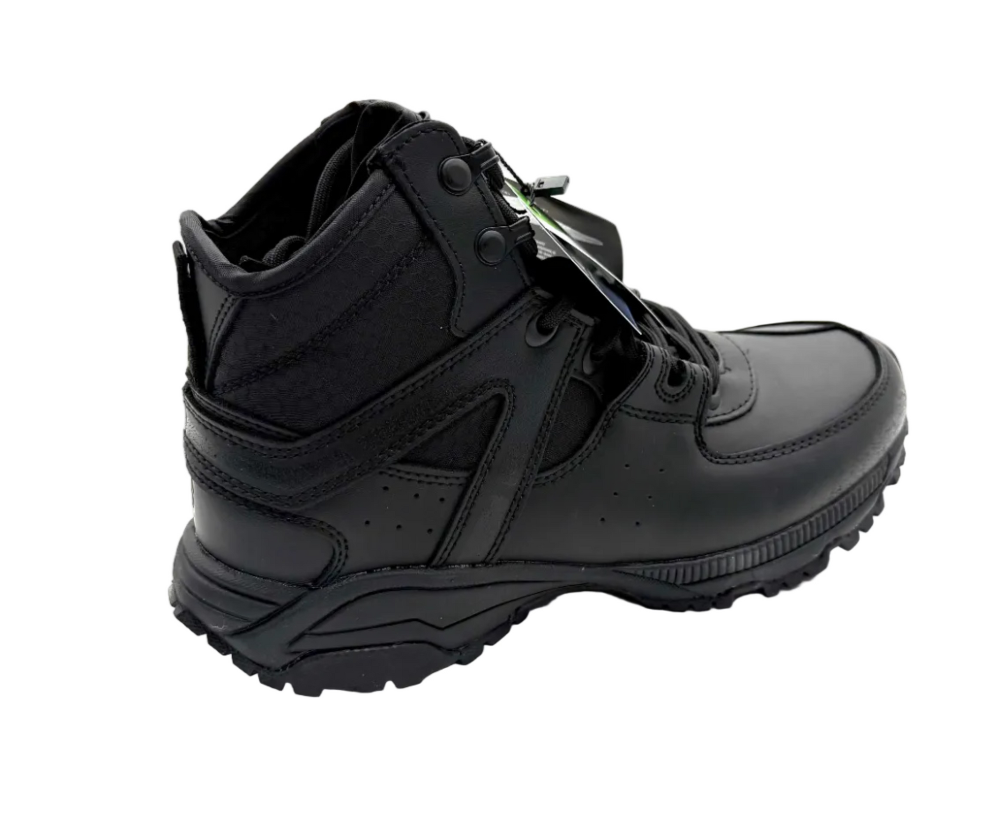 Blackhawk 6-inch Trident Ultralight tactical boots in black, size 8, with durable design and lightweight construction.
