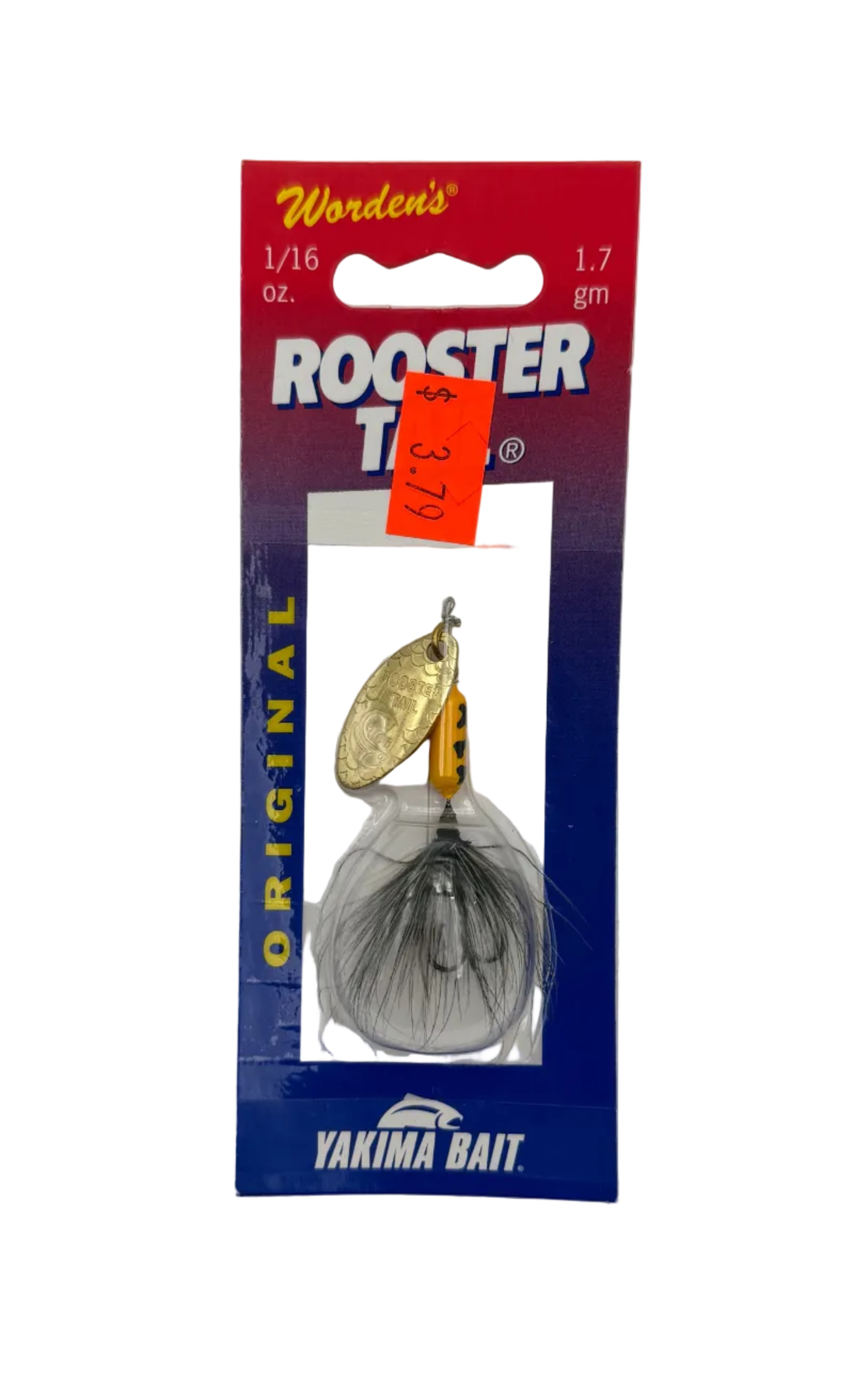 Worden’s Yakima Bait Roostertail - Yellow Coachdog - Size 1/16oz 1.7g