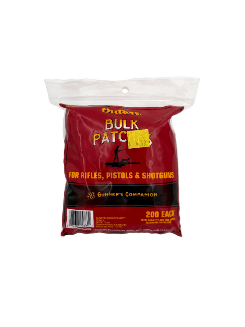 Outers Bulk Patches - Rifles, Pistols & Shotguns - Haag Ventures