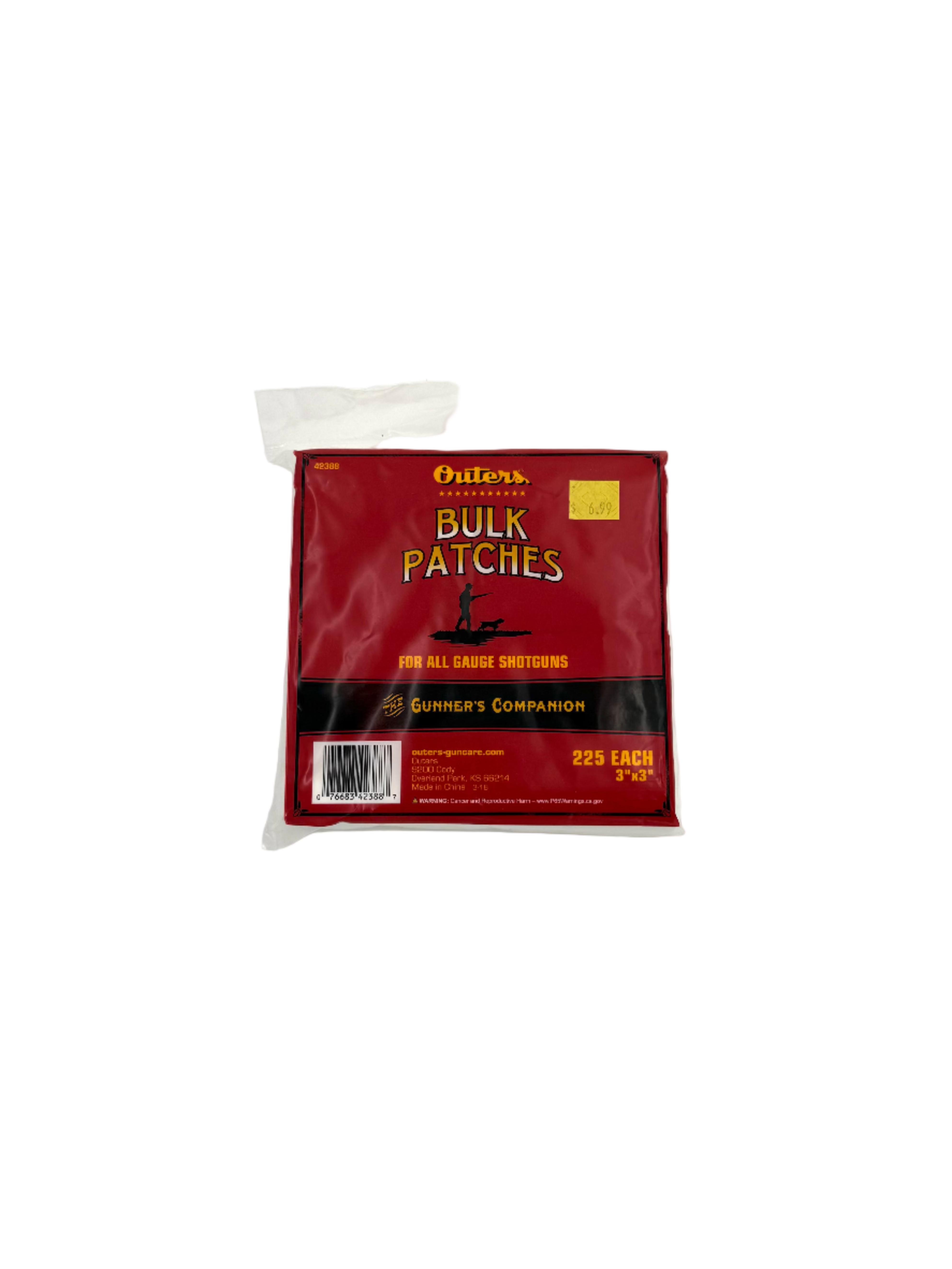 Outers Bulk Patches - All Gauge Shotguns - Haag Ventures