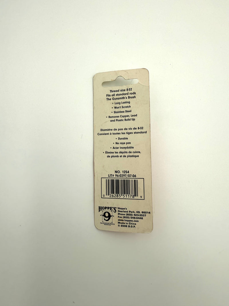 Hoppe's 9 Tornado Bore Brush for .270 and 7mm rifles, designed for effective cleaning of rifle barrels.