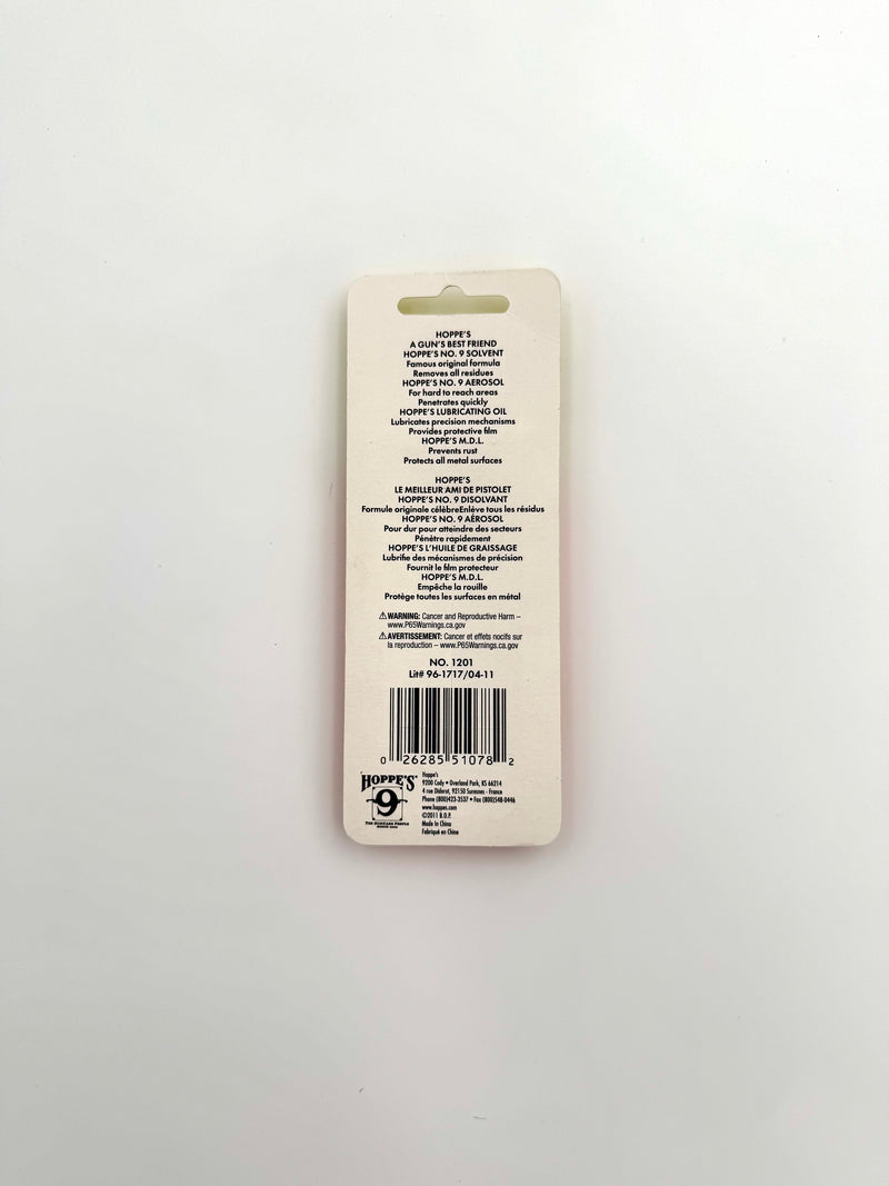 Hoppe's 9 Gun Cleaning Patches - small bore .17HMR, .204 - 60 patches - Haag Ventures