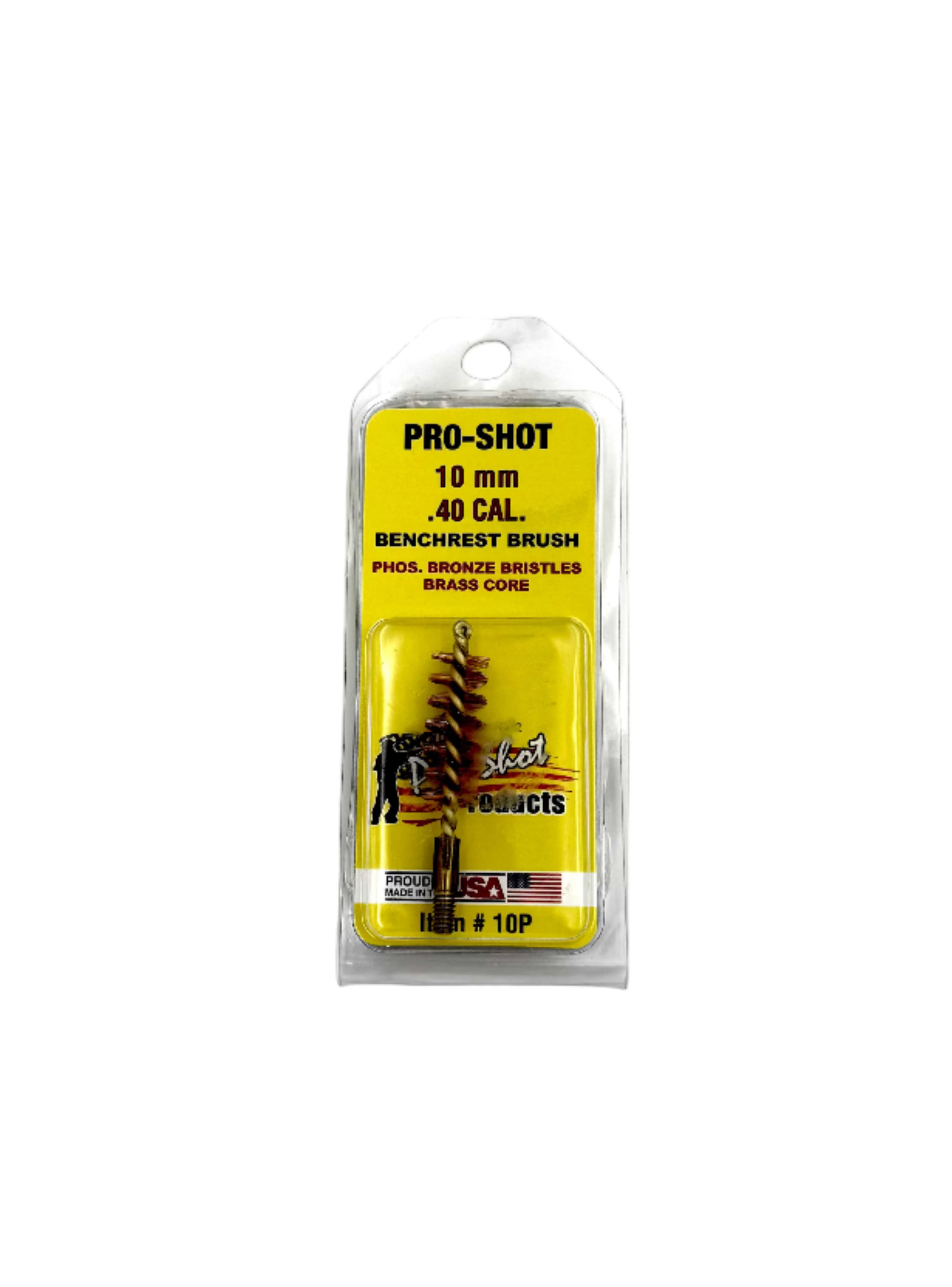 Pro-Shot Benchrest Brush Phosphor Bronze - 10mm/.40 - Haag Ventures