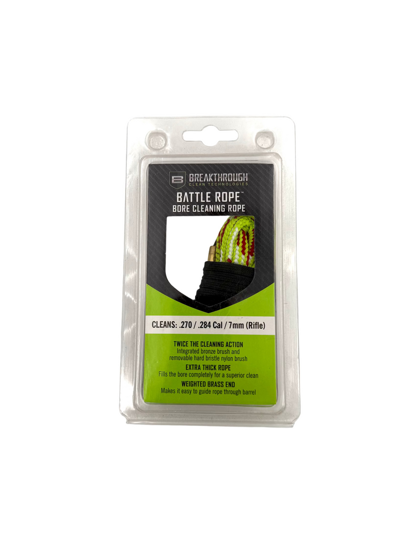 Breakthrough Battle Rope Bore Cleaning Rope - .270/.284/7mm Rifle - Haag Ventures