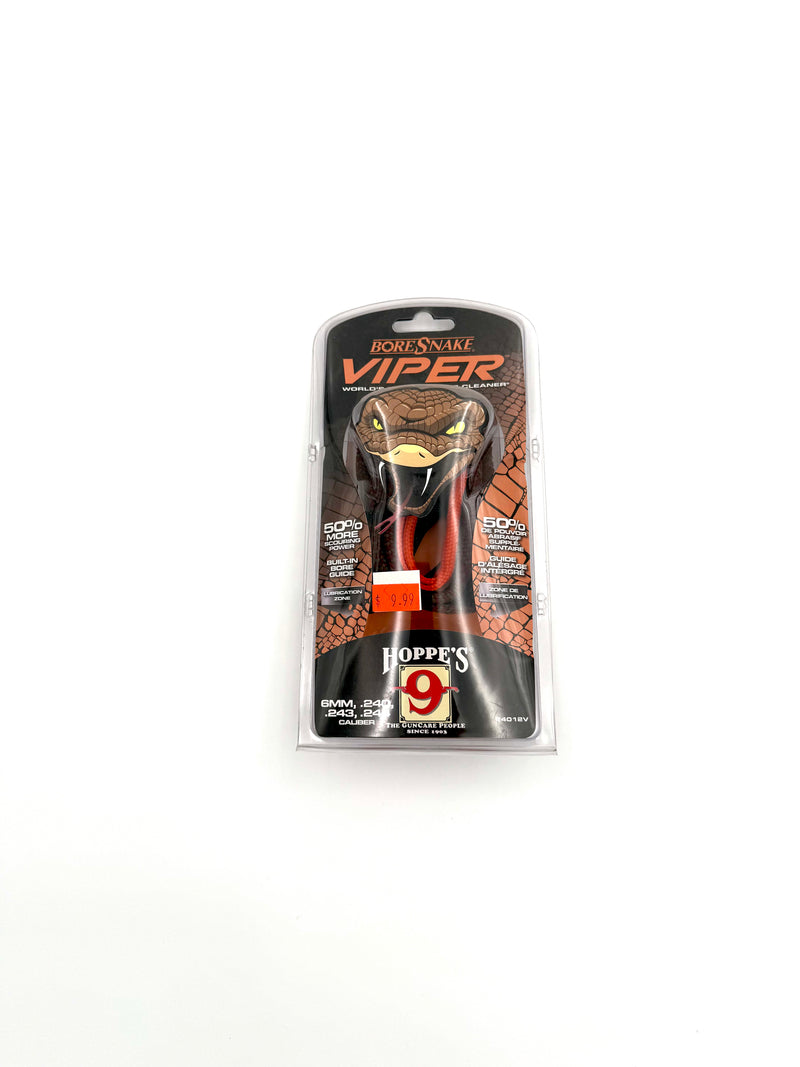 Hoppe's 9 BoreSnake Viper Bore Cleaner - 6mm, .240, .243, .244 - Haag Ventures