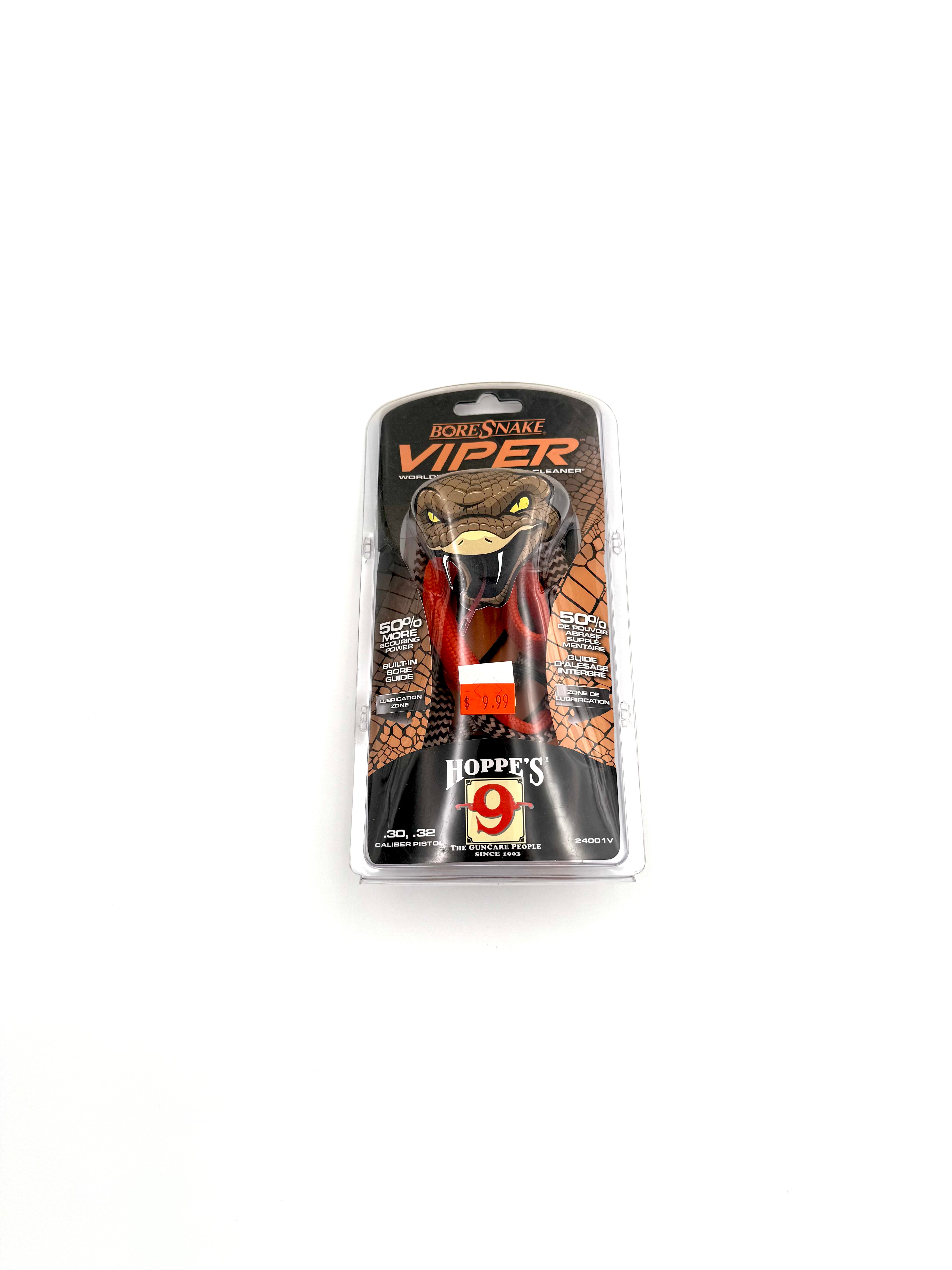 Hoppe's 9 BoreSnake Viper Bore Cleaner - .30, .32 Pistol - Haag Ventures