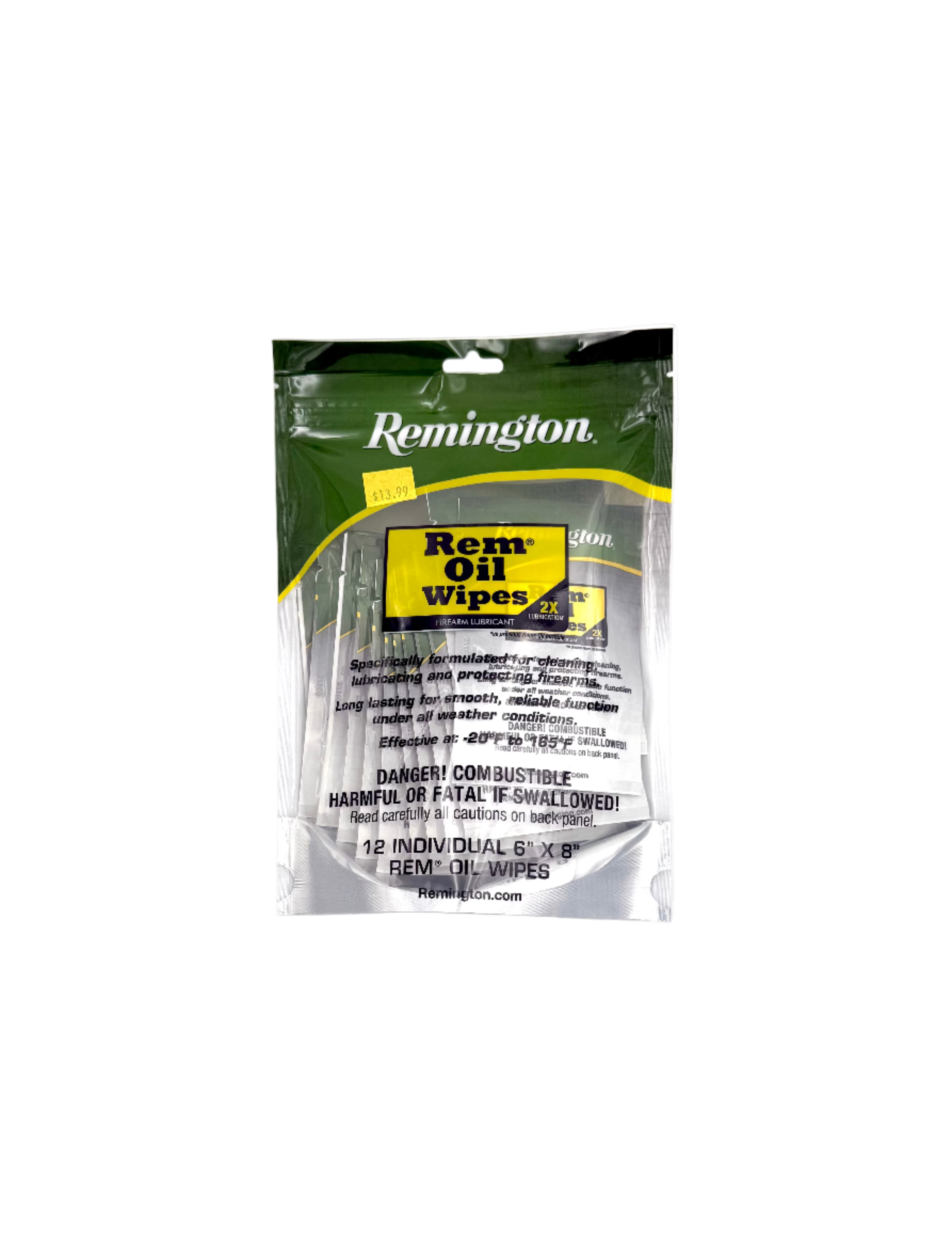 Remington Oil Wipes - 12 Wipes