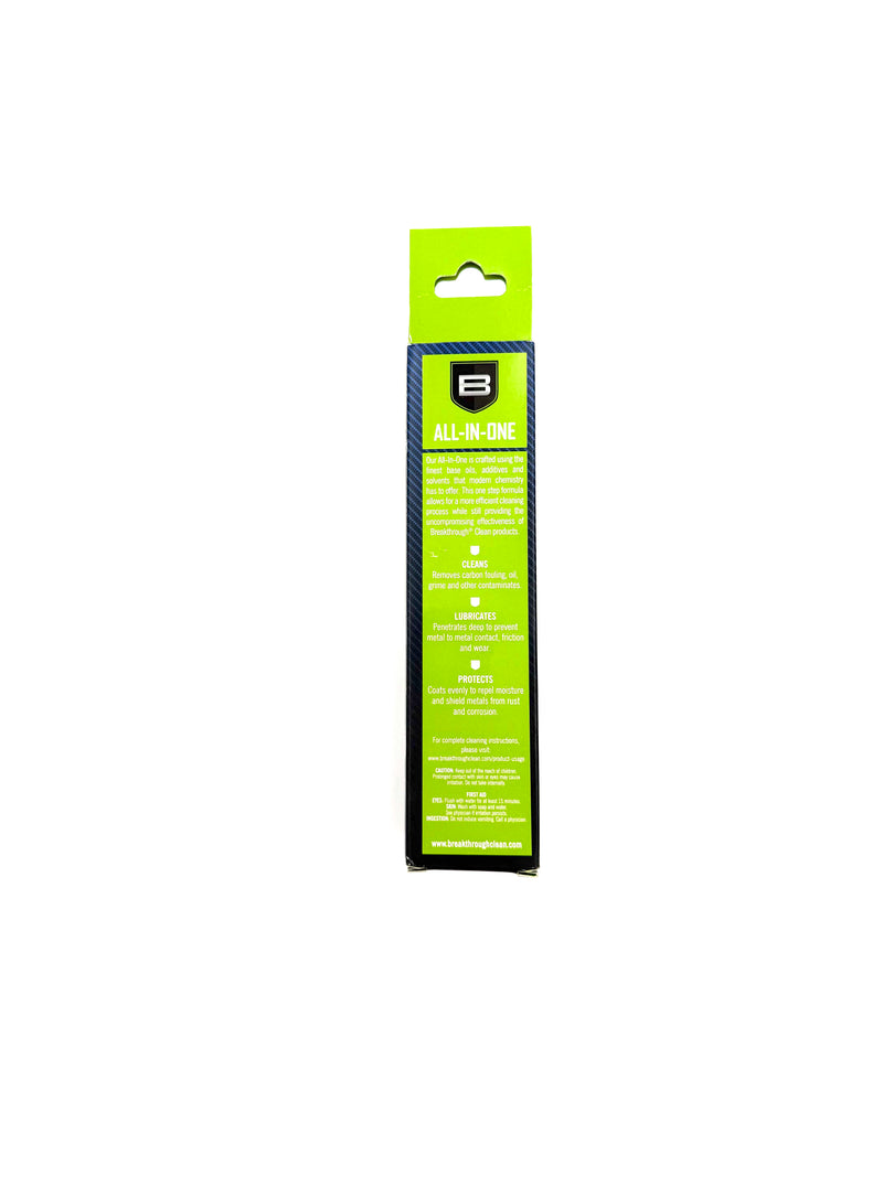 Breakthrough CDLP all-in-one cleaner, lubricant, and protectant bottle with label, designed for versatile cleaning and protection.
