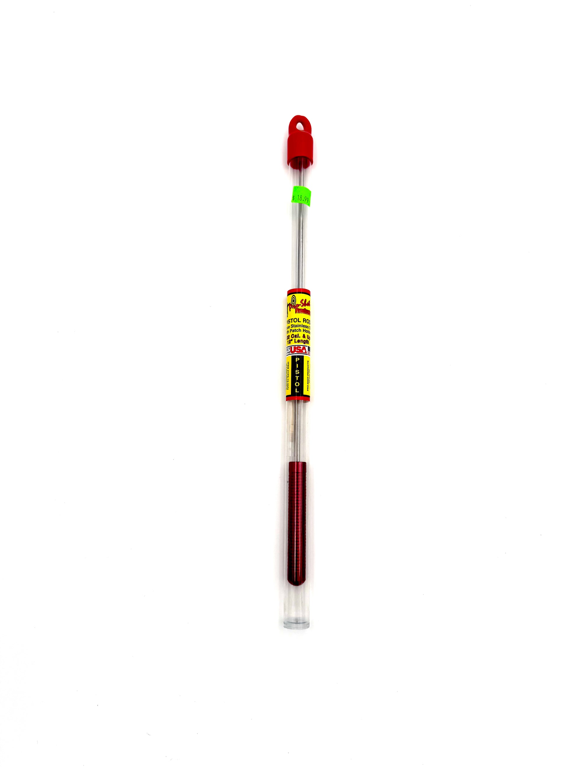 Pro-Shot Pistol Rod - .22 and up 12" - Haag Ventures