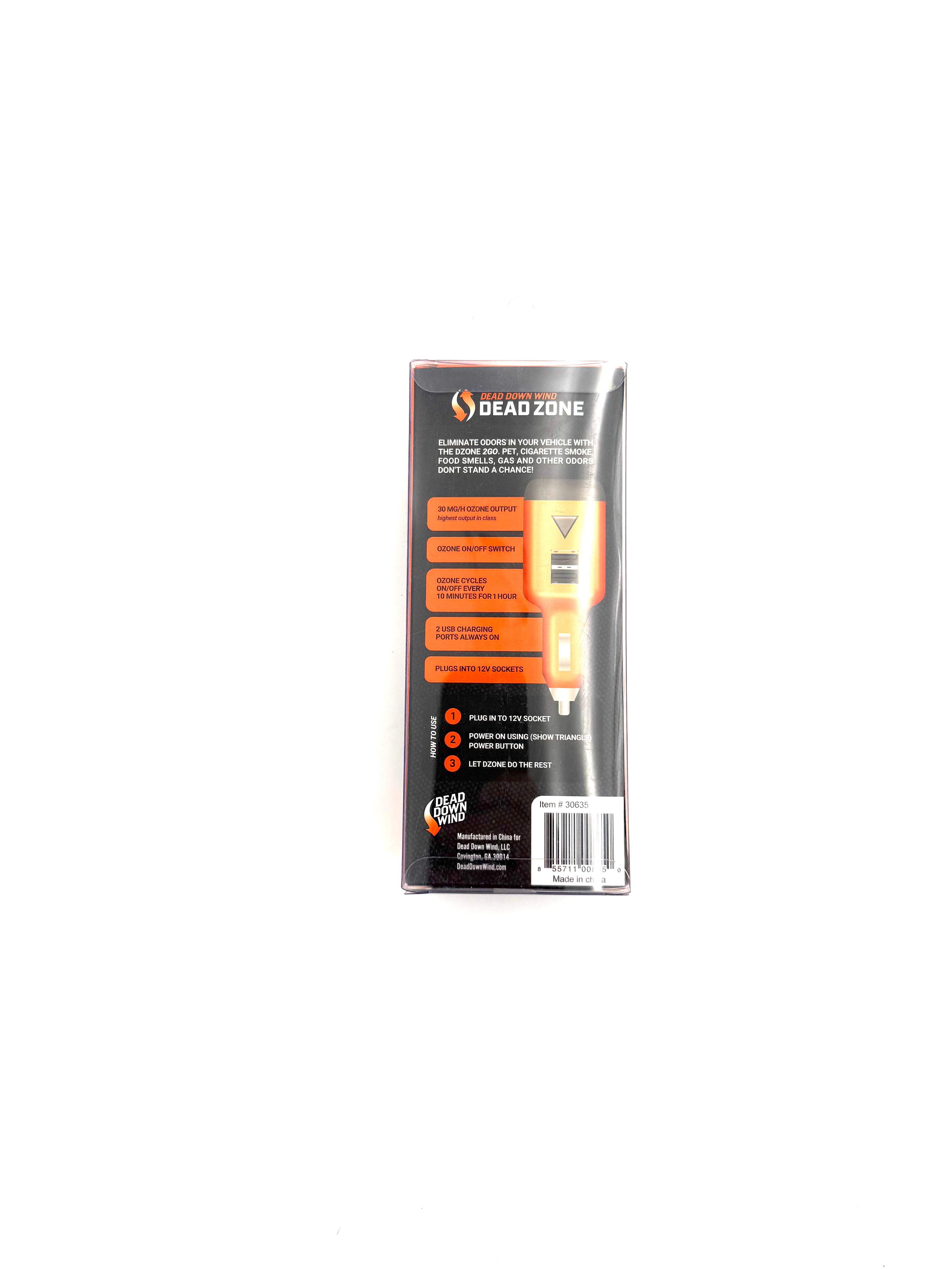 Dead Down Wind Dead Zone Dzone2Go Car Deodorizer - Haag Ventures