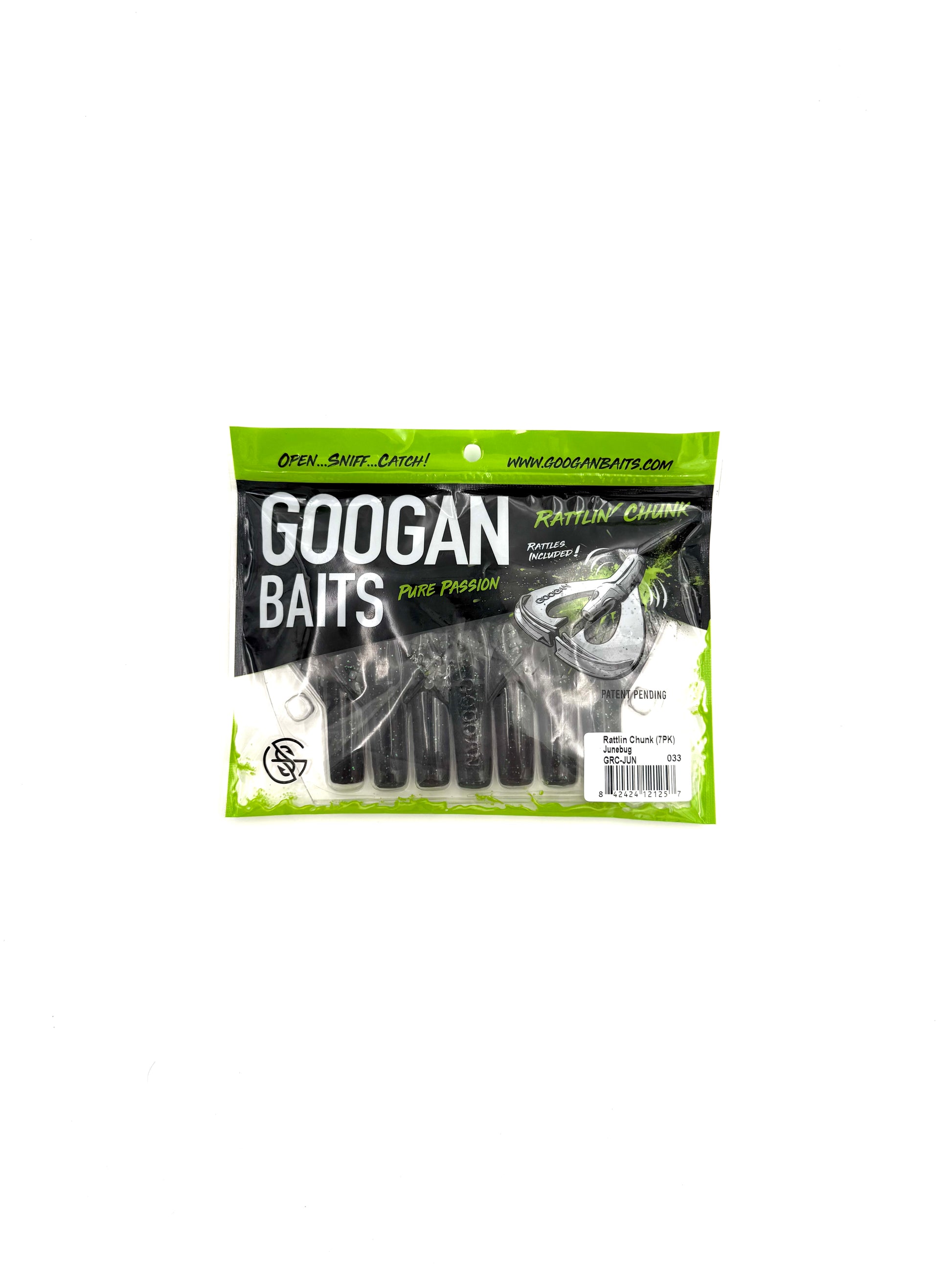 Googan Baits Pure Passion Rattlin Chunk - Junebug 7pk - Haag Ventures