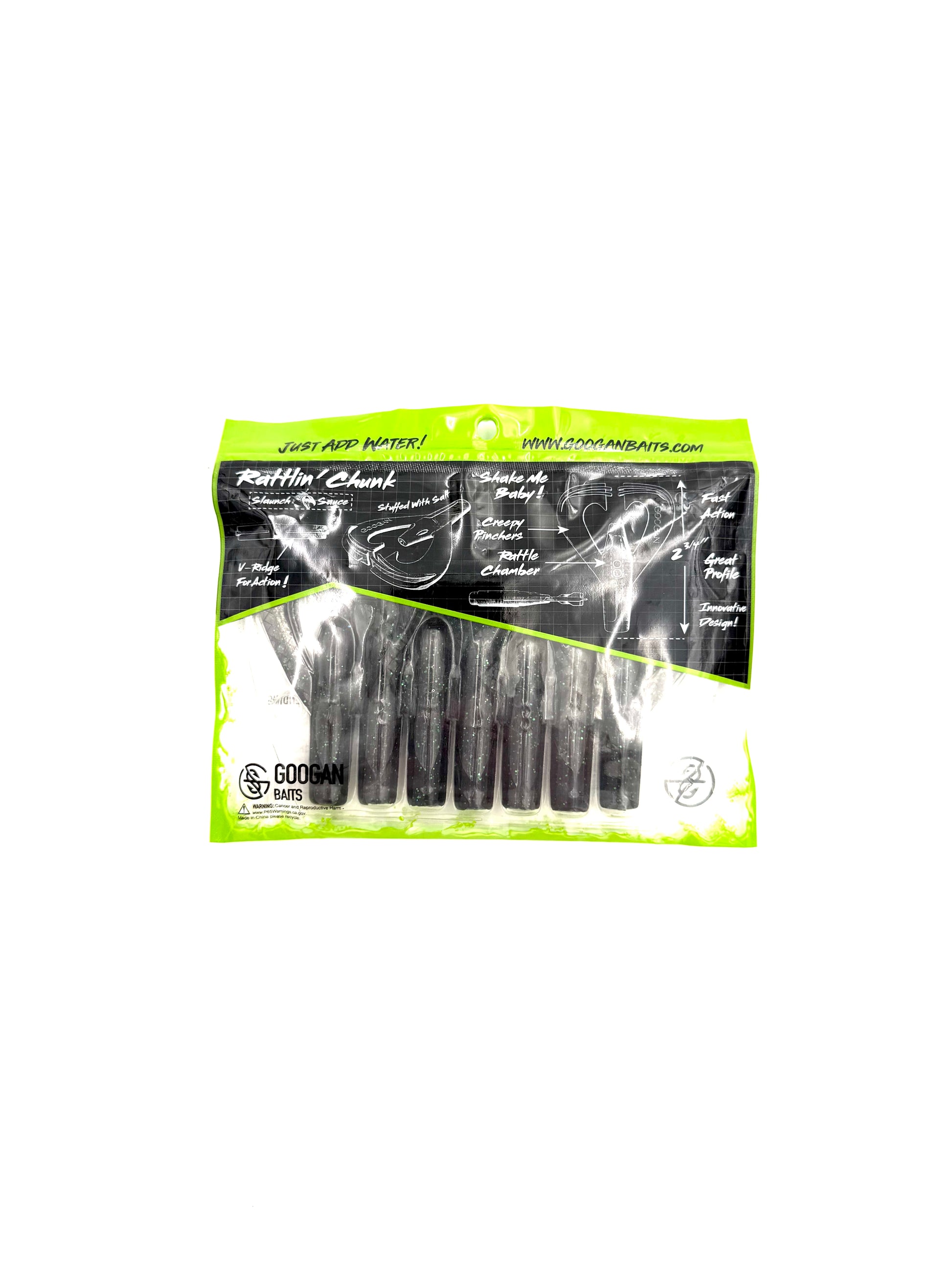 Googan Baits Pure Passion Rattlin Chunk - Junebug 7pk - Haag Ventures