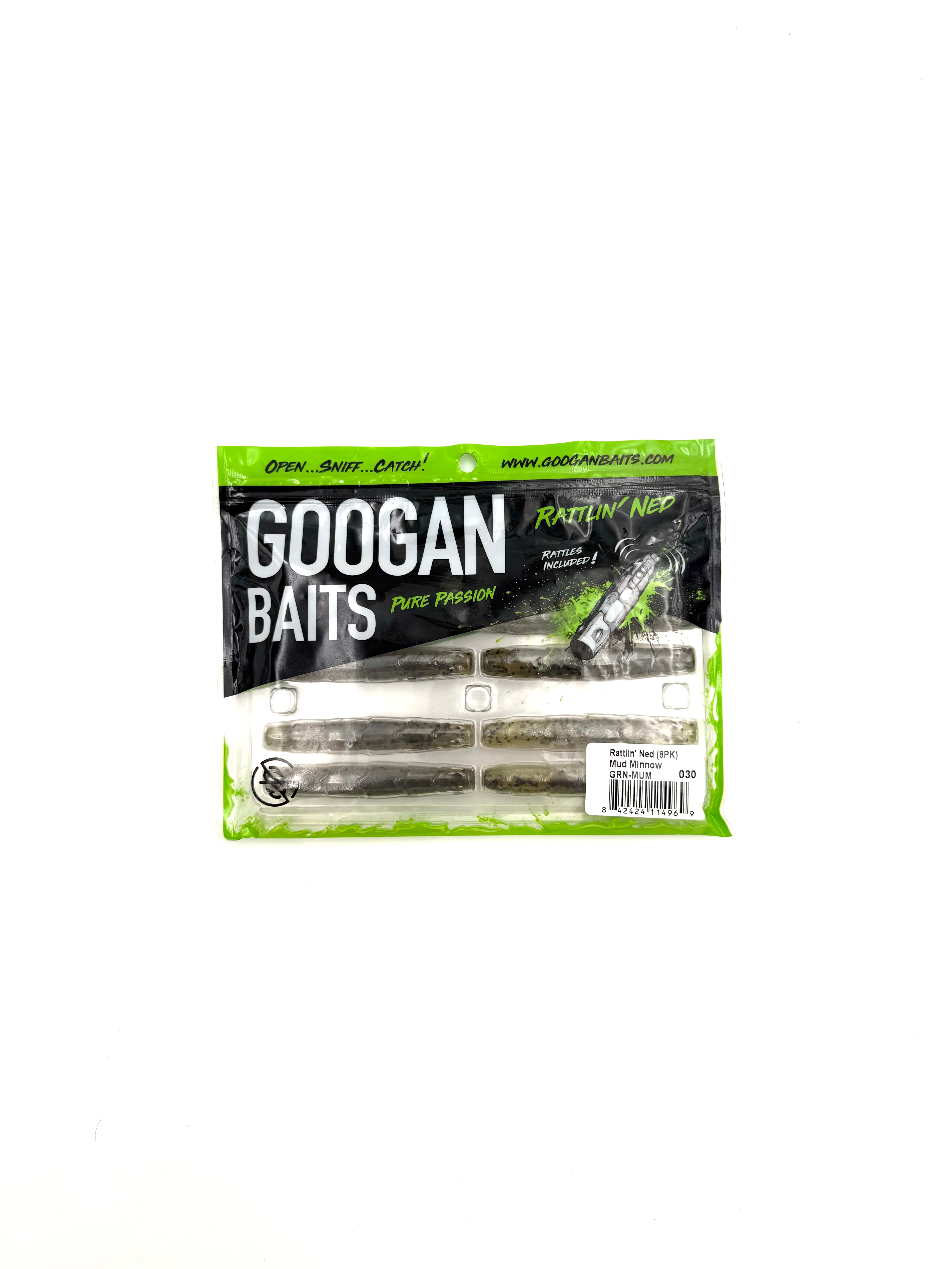 Googan Baits Pure Passion Rattlin’ Ned - Mud Minnow 8pk - Haag Ventures