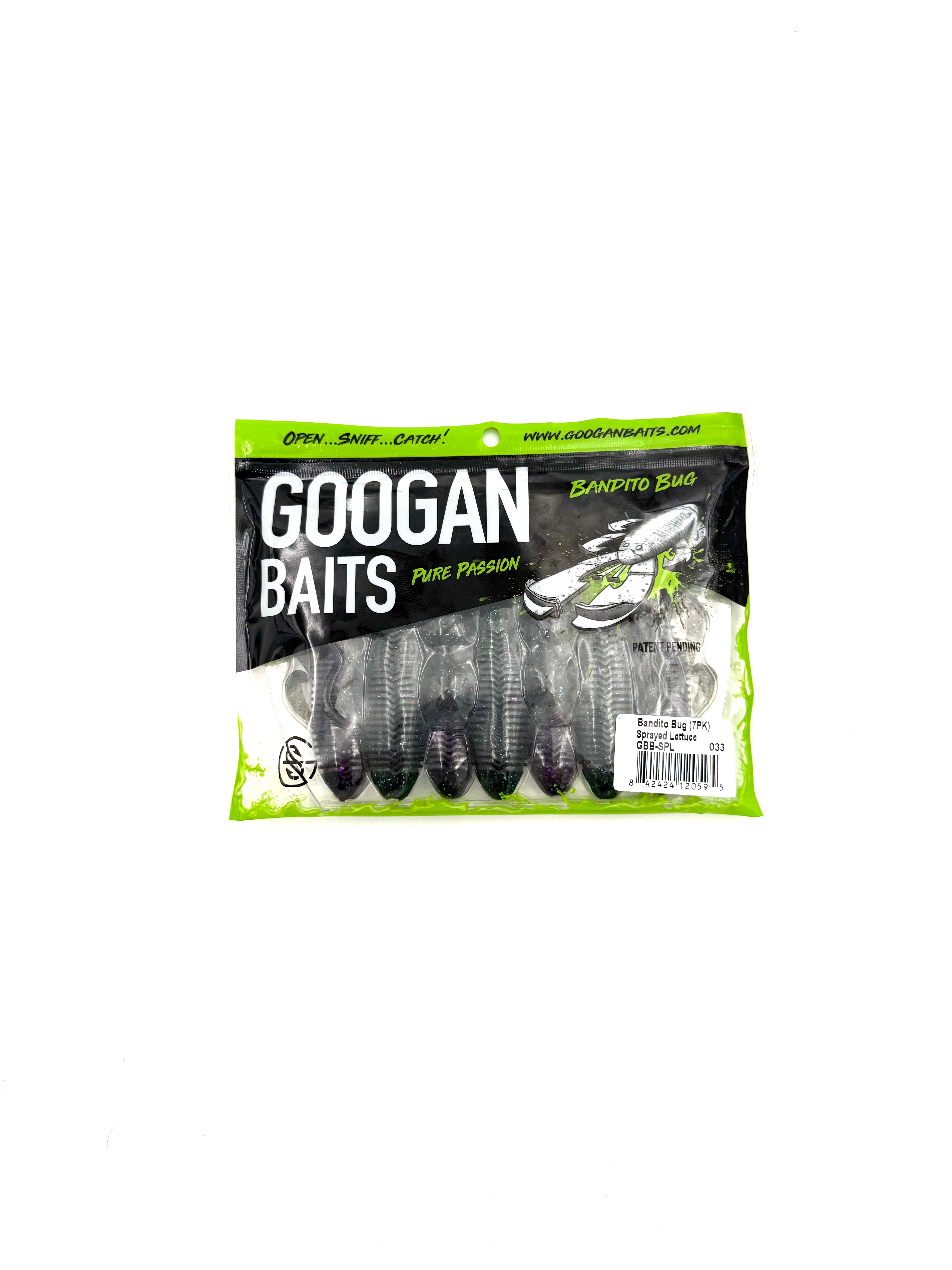 Googan Baits Pure Passion Bandito Bug - Sprayed Lettuce 7pk - Haag Ventures