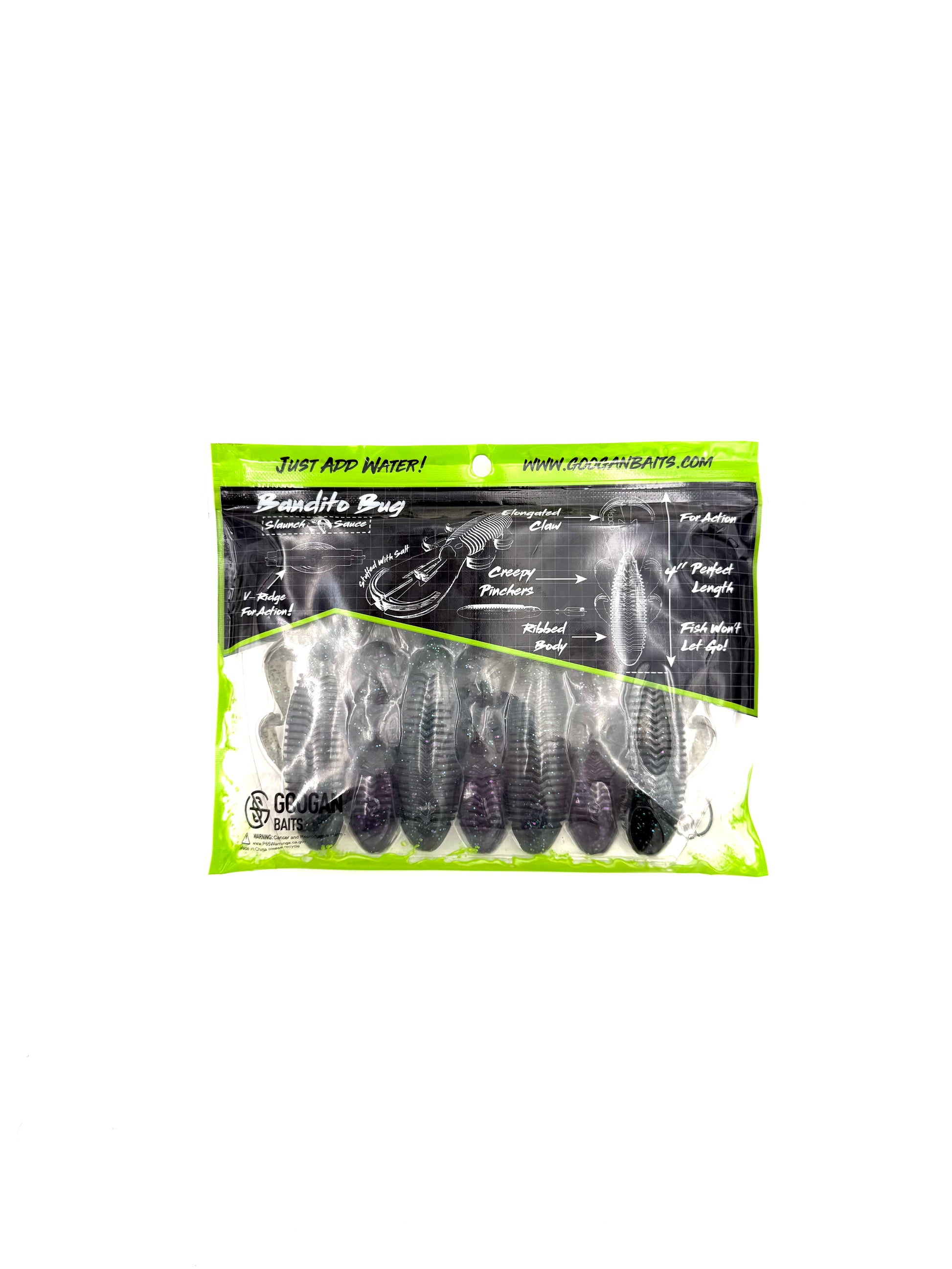Googan Baits Pure Passion Bandito Bug - Sprayed Lettuce 7pk - Haag Ventures