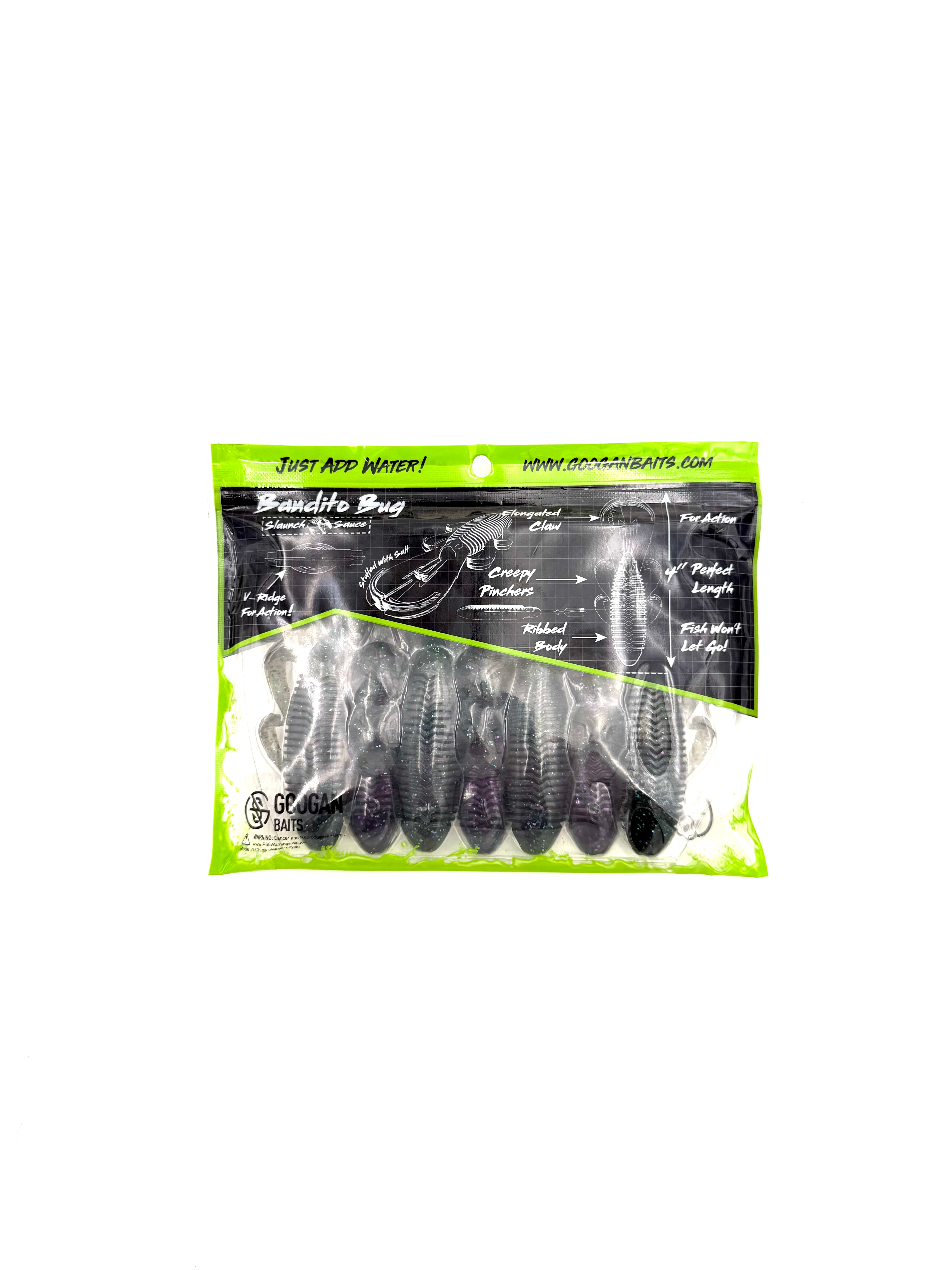 Googan Baits Pure Passion Bandito Bug - Sprayed Lettuce 7pk - Haag Ventures