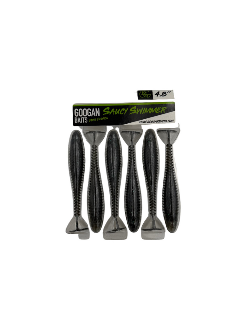Googan Baits Pure Passion Saucy Swimmer - Electric Shad 4.8” 6pk - Haag Ventures