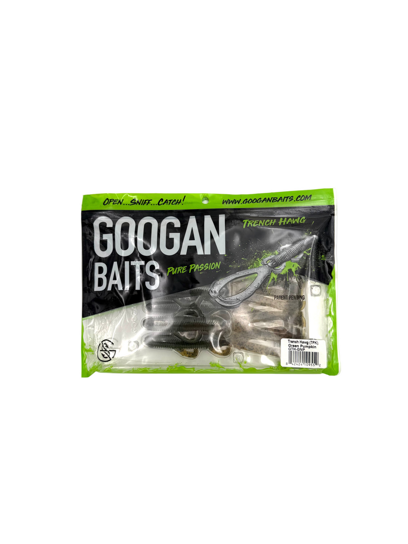 Googan Baits Pure Passion Trench Hawg - Green Pumpkin 7pk - Haag Ventures