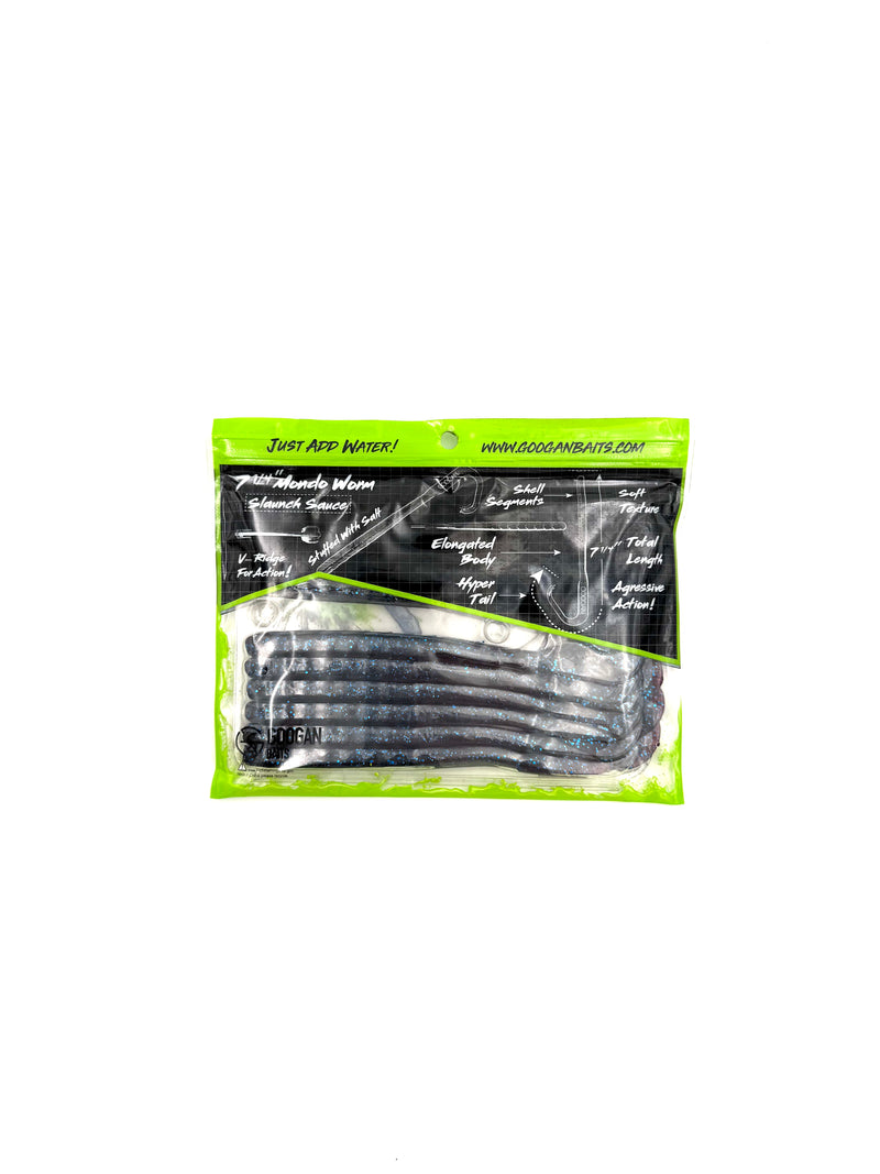 Googan Baits Pure Passion Mondo Worm 7.25” - Plum 8pk - Haag Ventures