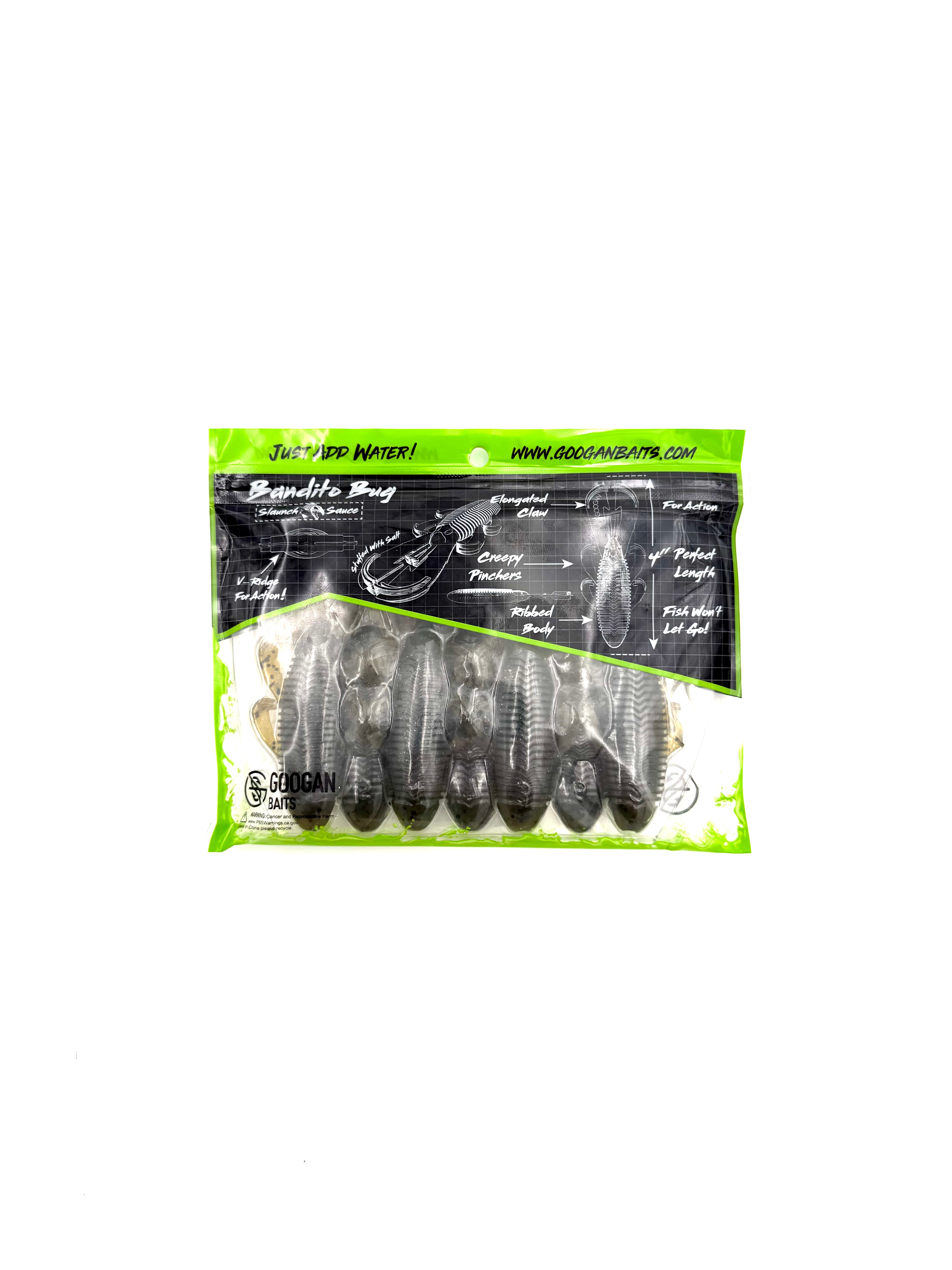 Googan Baits Pure Passion Bandito Bug - Green Pumpkin 7pk - Haag Ventures