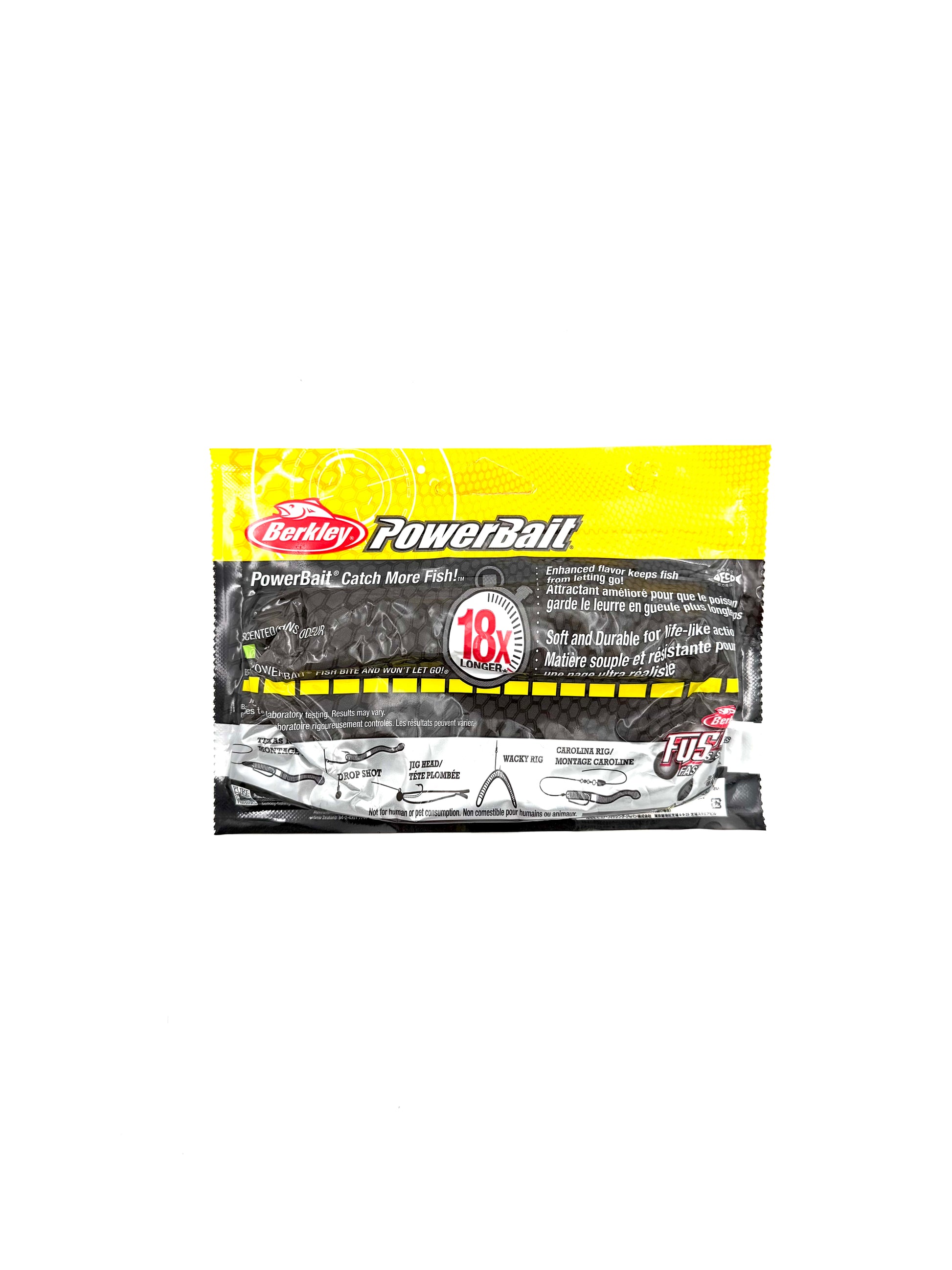 Berkley Powerbait Power Worm - Motor Oil 13ct - Haag Ventures