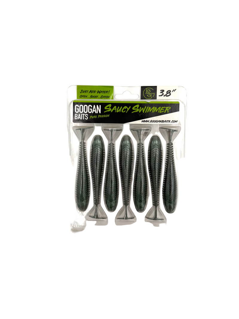 Googan Baits Pure Passion Saucy Swimmer 3.8” - Green Gizzard Shad 7pk - Haag Ventures