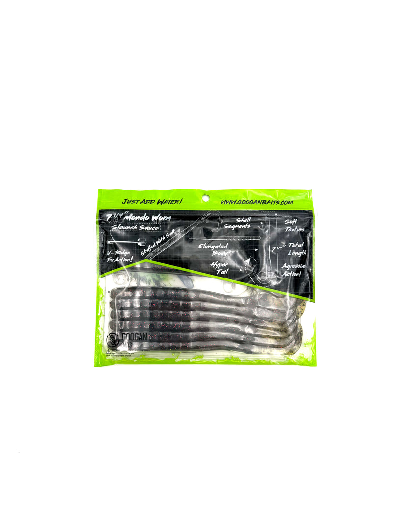 Googan Baits Pure Passion 7.25” Mondo Worm - Watermelon Red 8 pk - Haag Ventures