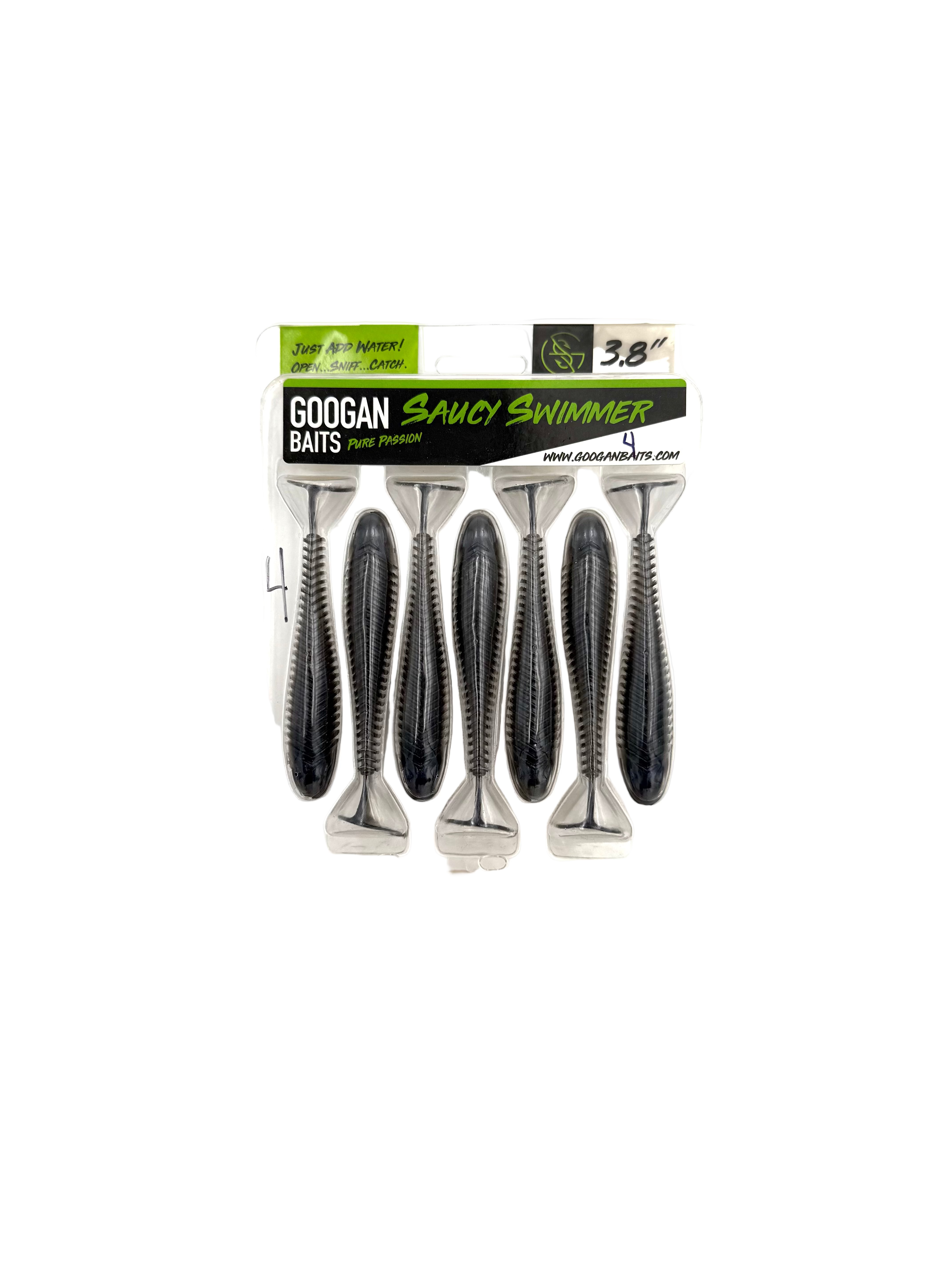 Googan Baits Pure Passion Saucy Swimmer 3.8” - Pro Blue Red 7pk - Haag Ventures