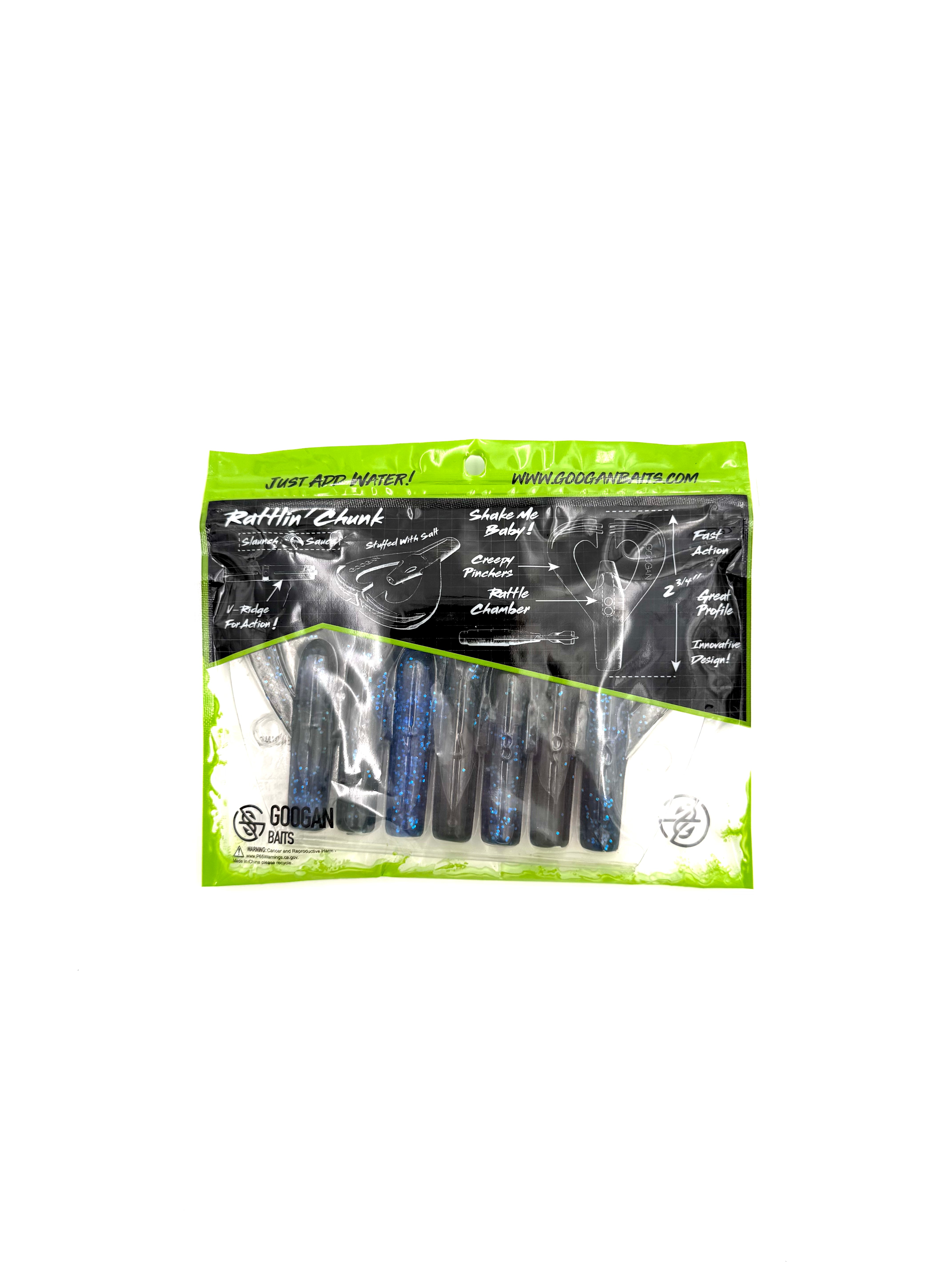 Googan Baits Pure Passion Rattlin’ Chunk - Okeechobee Craw 7pk - Haag Ventures