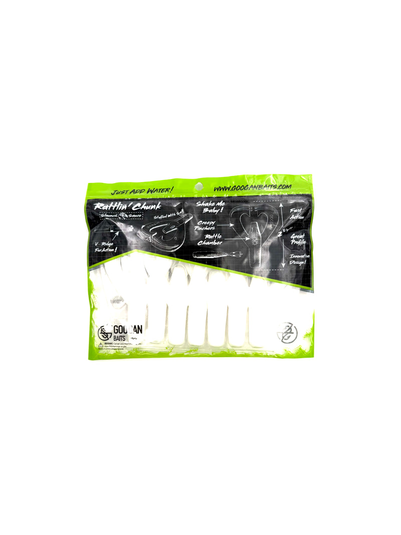 Googan Baits Pure Passion Rattlin’ Chunk - Pearl 7pk - Haag Ventures