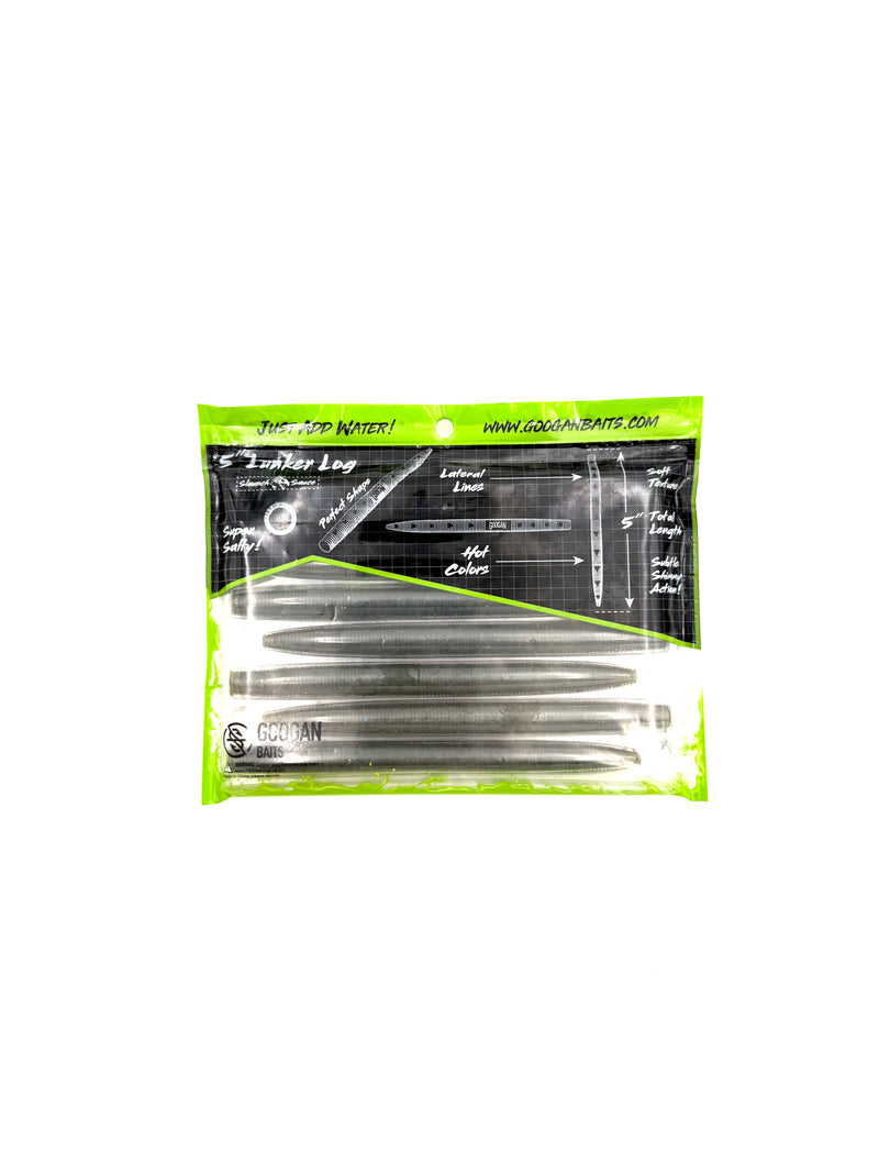 Googan Baits Pure Passion Lunker Log 5” - Green Pumpkin 8pk - Haag Ventures