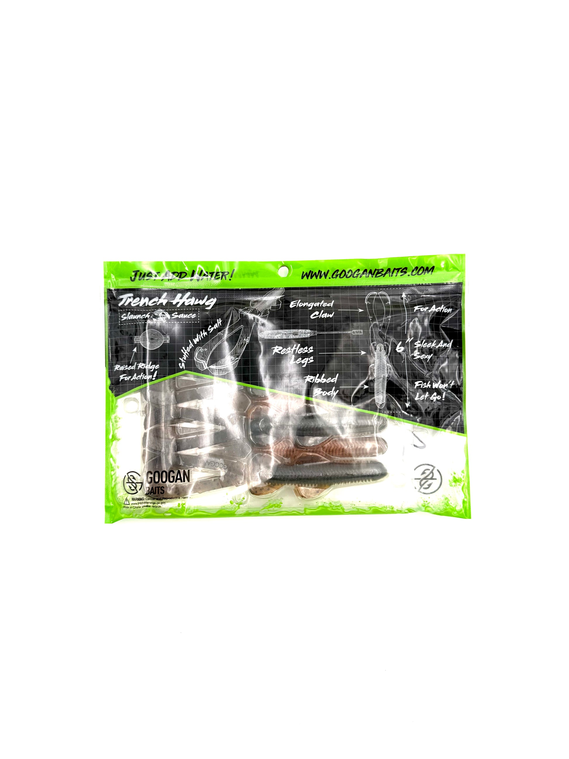 Googan Baits Pure Passion Trench Hawg - Alabama Craw 7pk - Haag Ventures