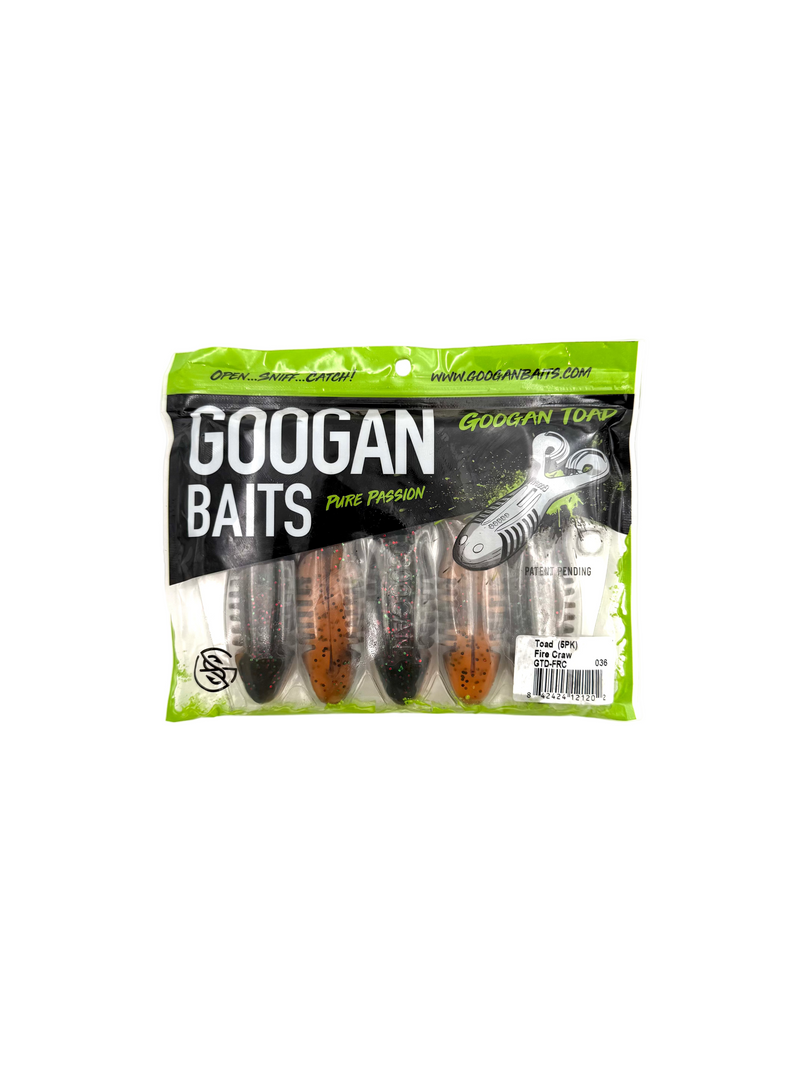 Googan Baits Pure Passion Toad - Fire Craw 5pk - Haag Ventures