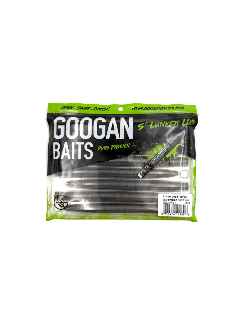 Googan Baits Pure Passion 5” Lunker Log - Watermelon Red Flake 8pk - Haag Ventures