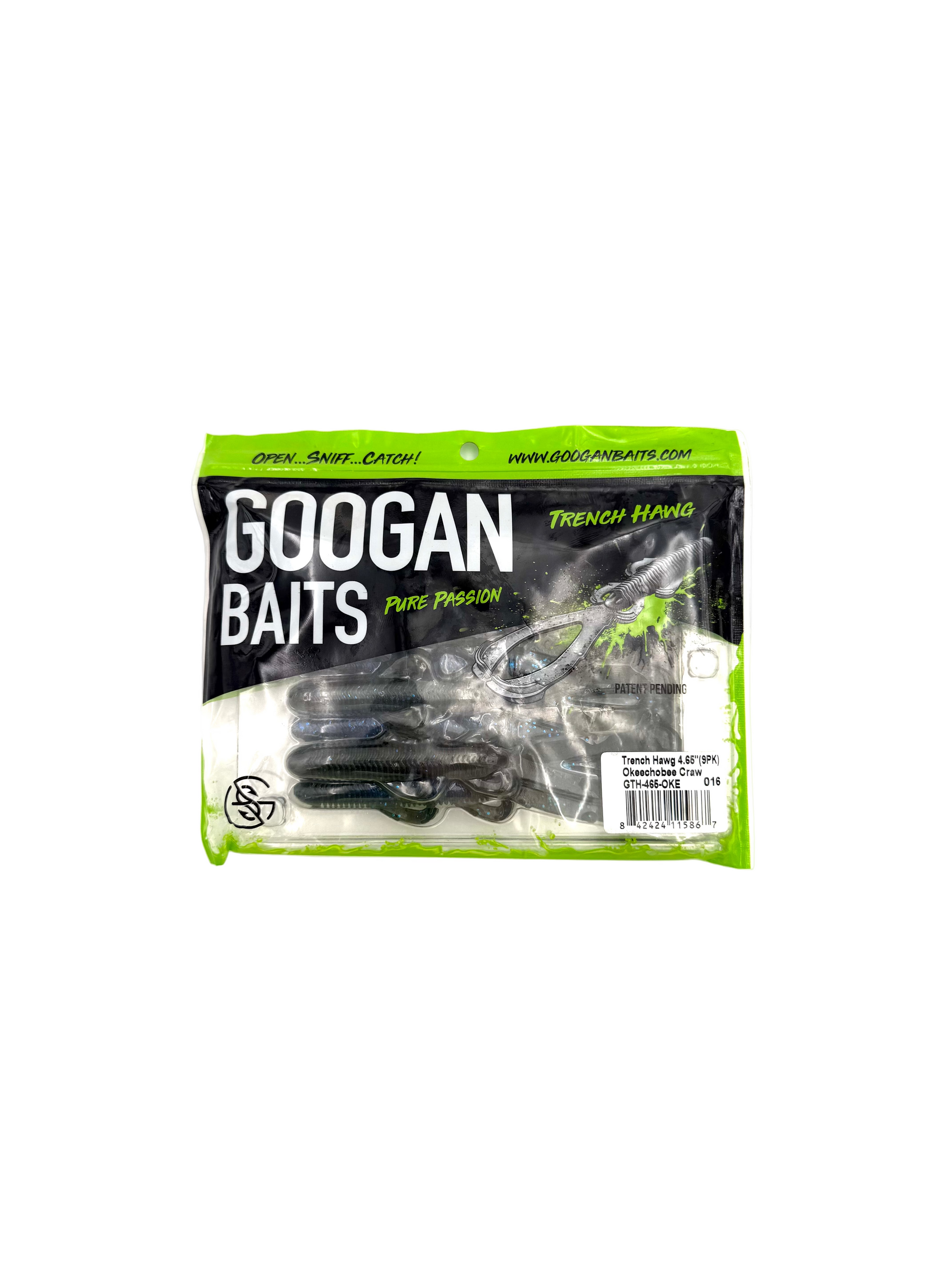 Googan Baits Pure Passion Trench Hawg - Okeechobee Craw 9pk - Haag Ventures