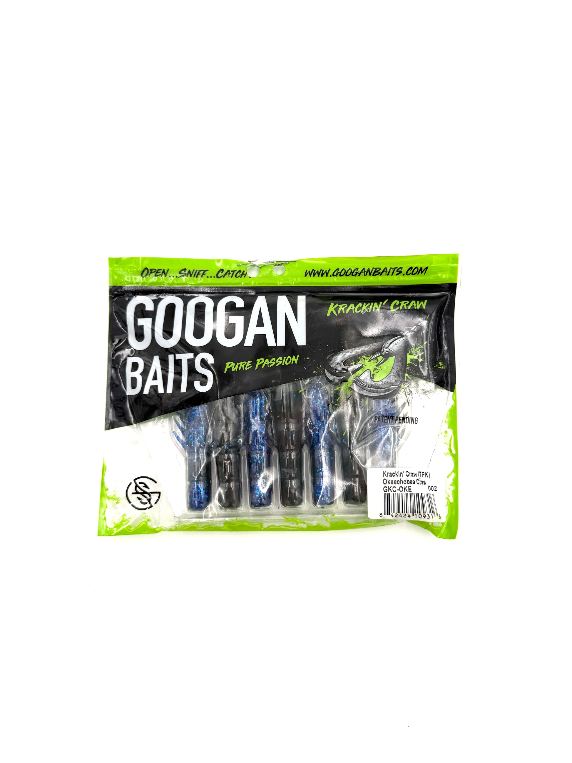 Googan Baits Pure Passion Krackin’ Craw - Okeechobee Craw 7pk - Haag Ventures