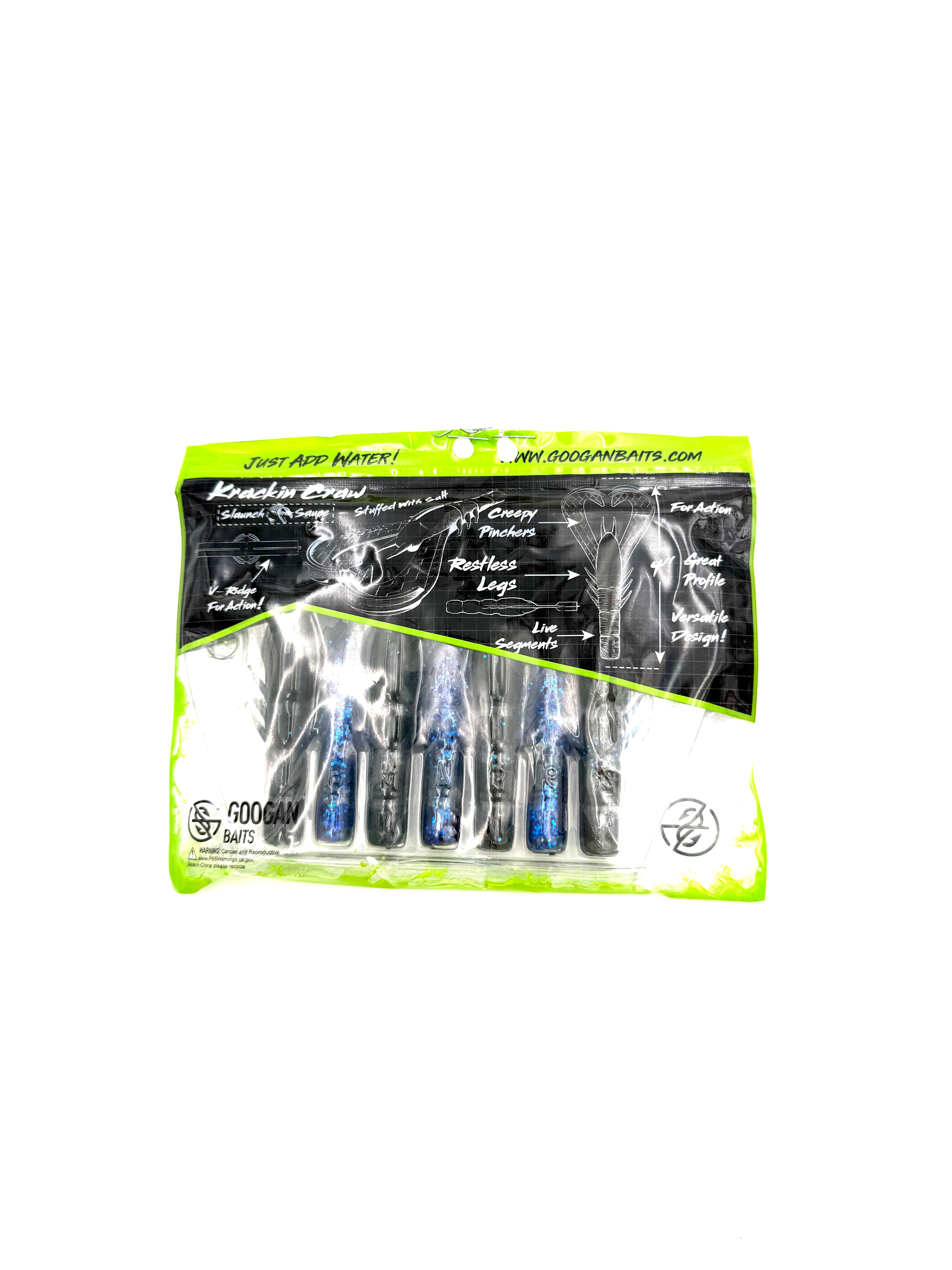 Googan Baits Pure Passion Krackin’ Craw - Okeechobee Craw 7pk - Haag Ventures