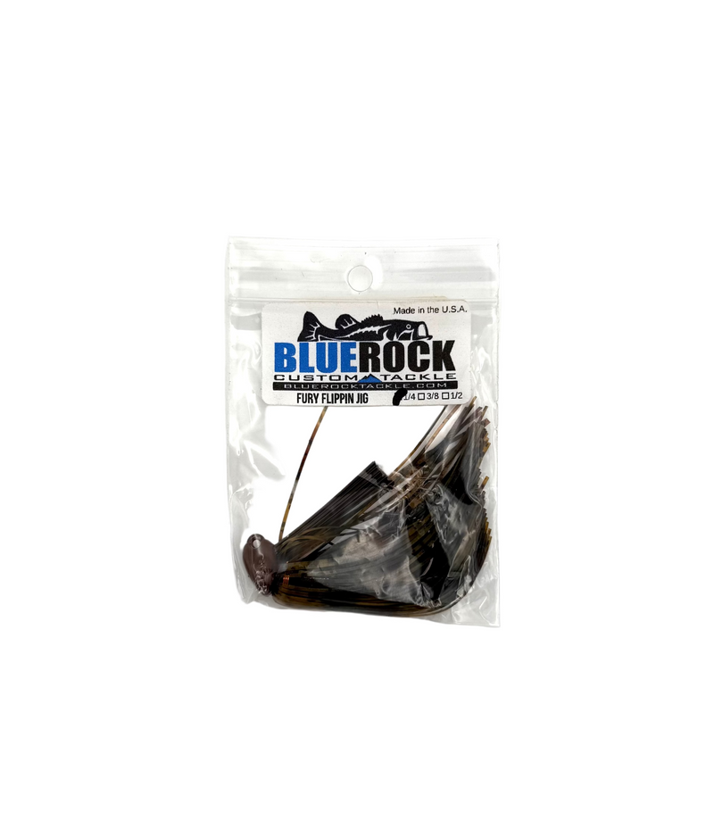 Blue Rock Custom Tackle Fury Flipping Jig 1/4oz - Haag Ventures