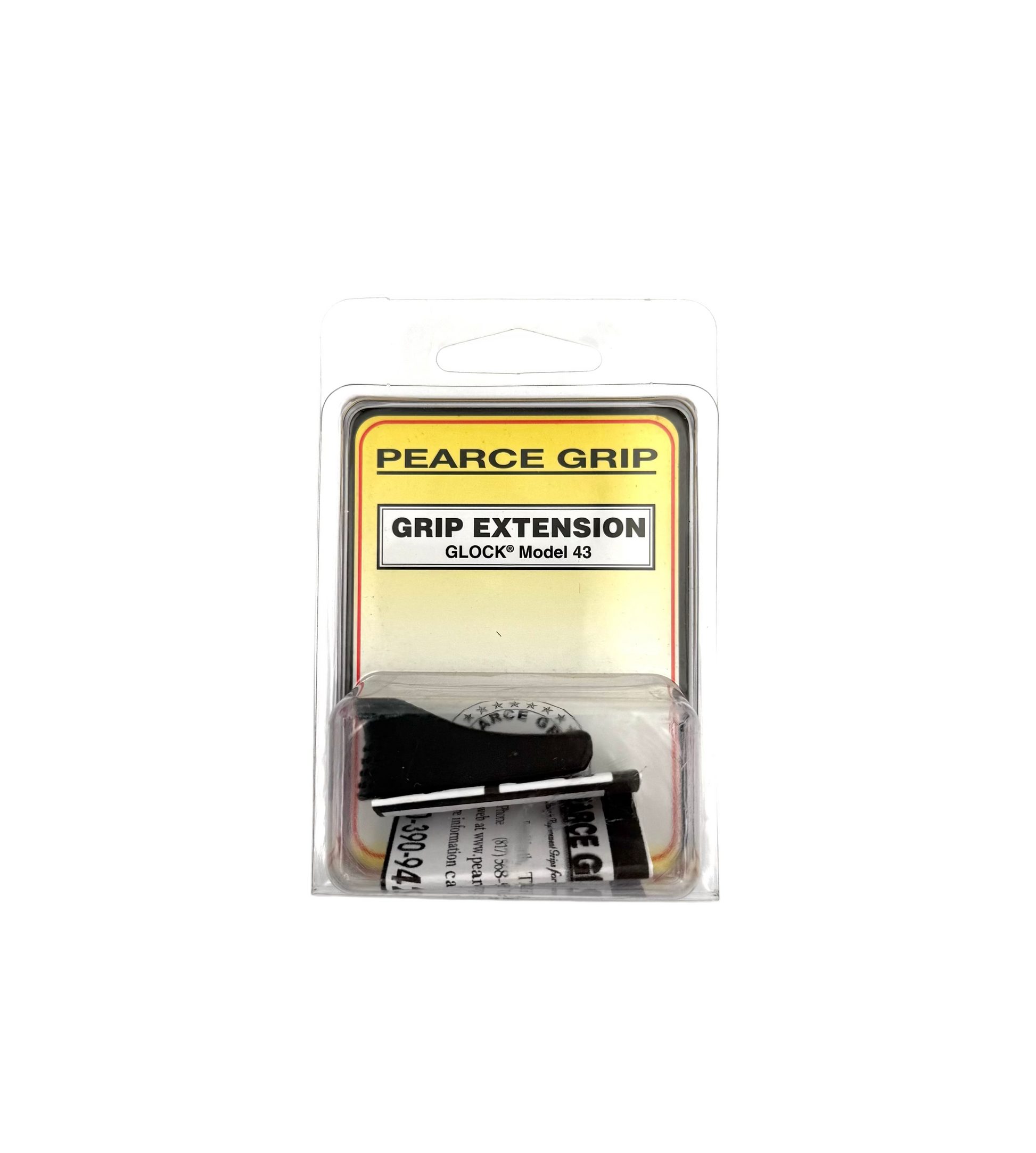 Pearce Grip grip extension packaging on a white background