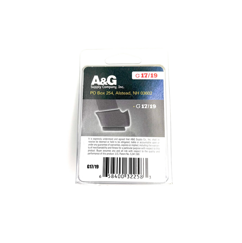 Packaged product with A&G Supply Company label on a white background