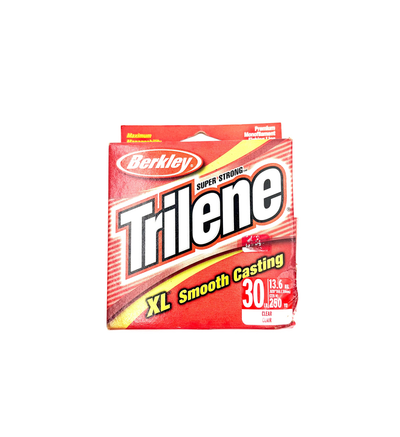 Berkley Trilene fishing line packaging on a white background