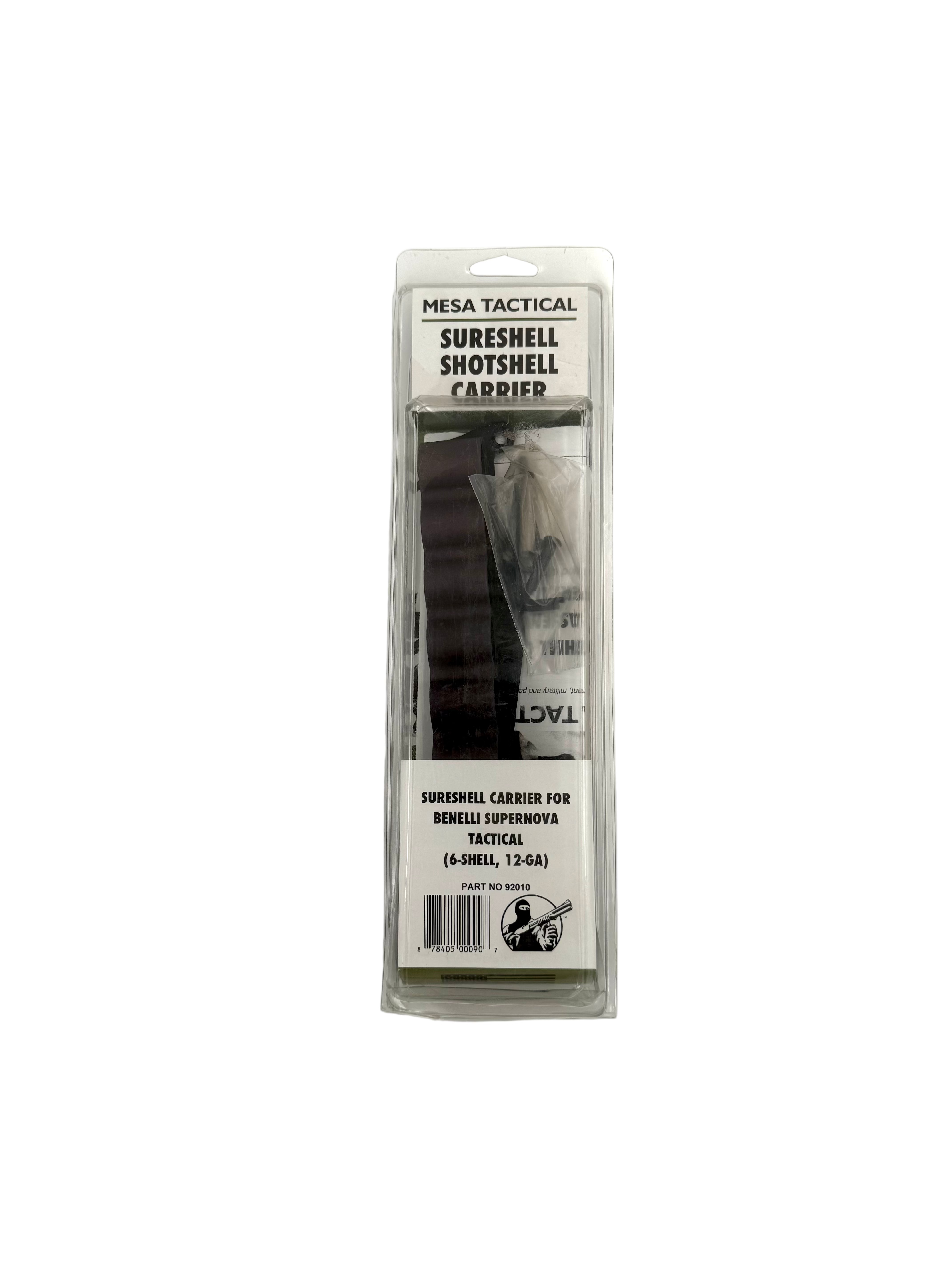 Mesa Tactical Sureshell Shotshell Carrier - For Benelli Supernova Tactical (6-Shell, 12 Gauge)