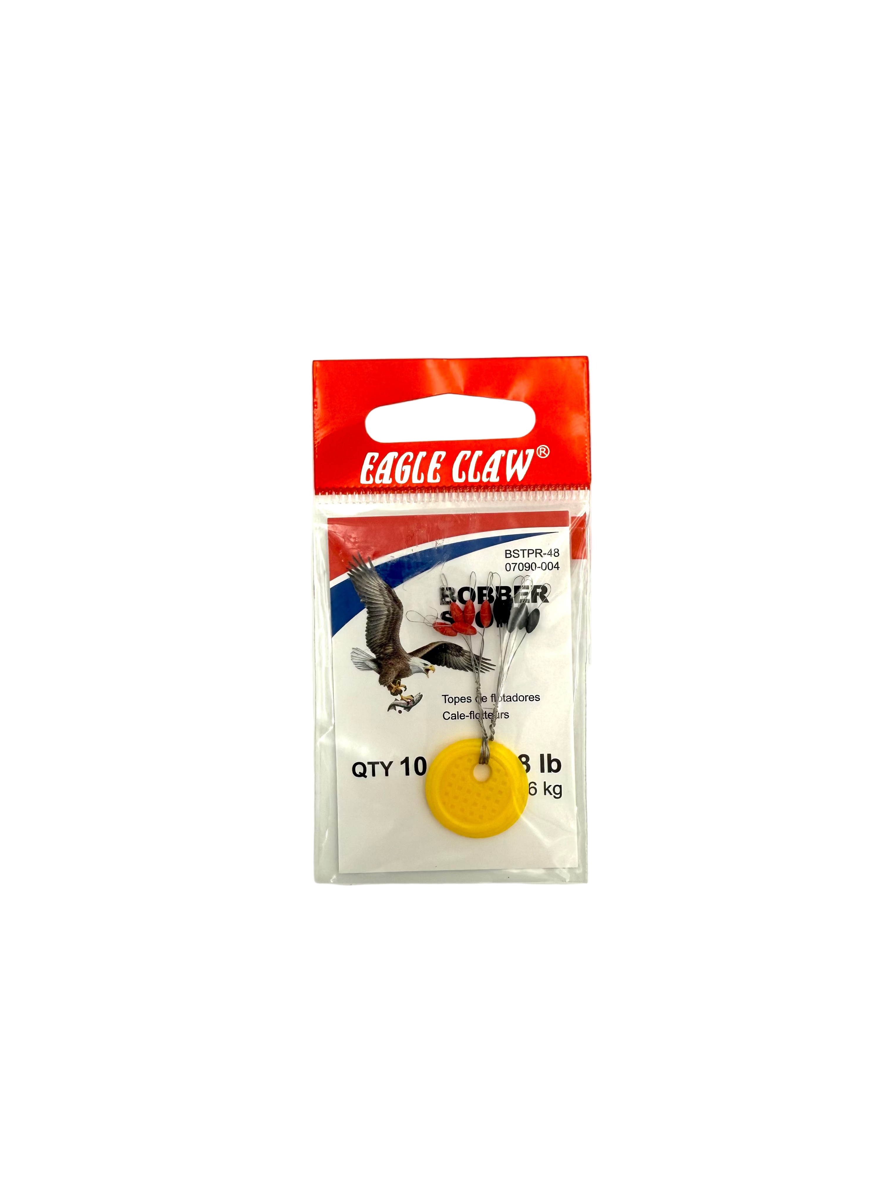 Eagle Claw Bobber Stops 4-8lb 1.8-3.6kg - 10pk