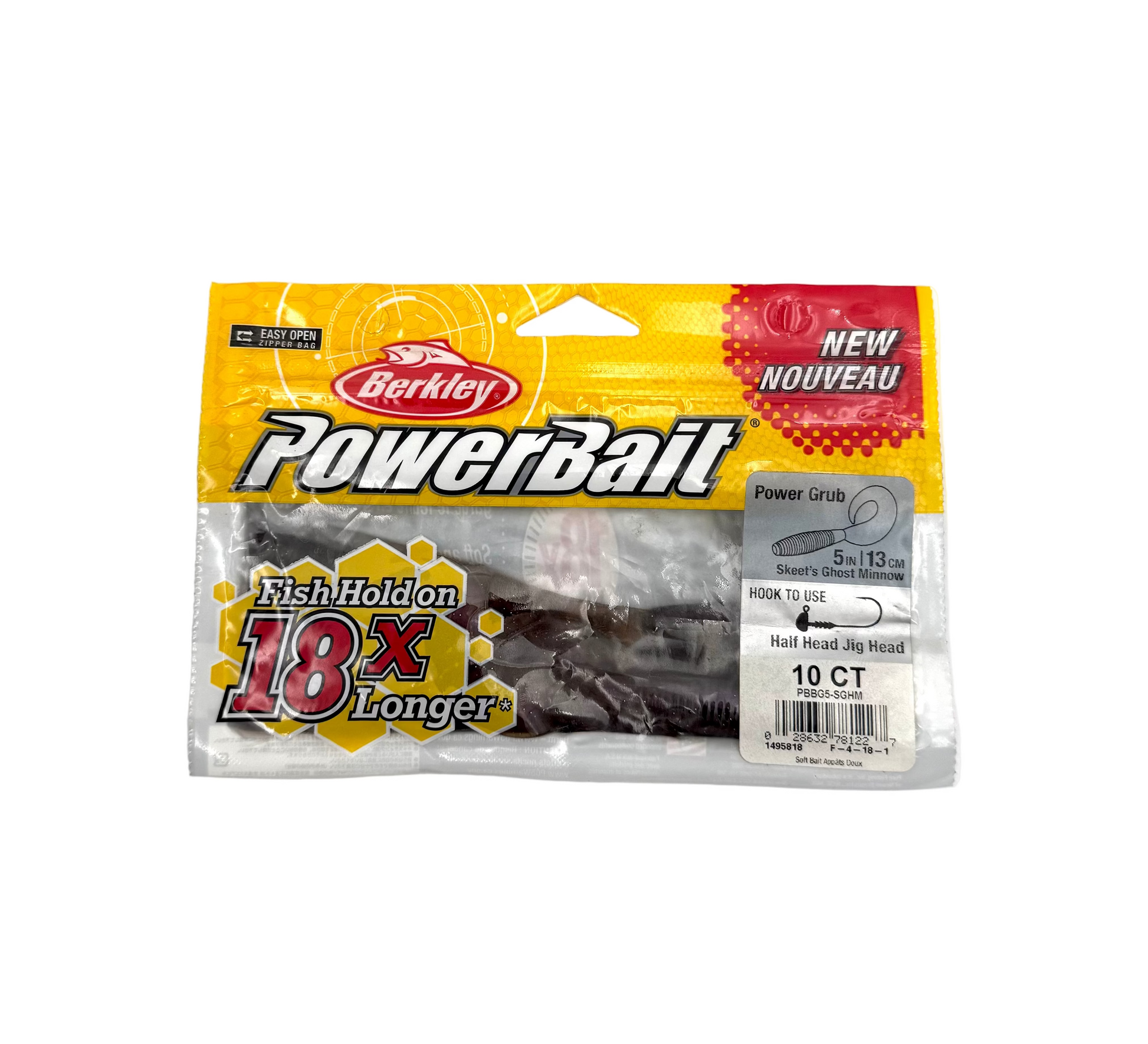 Berkley PowerBait packaging on a white background
