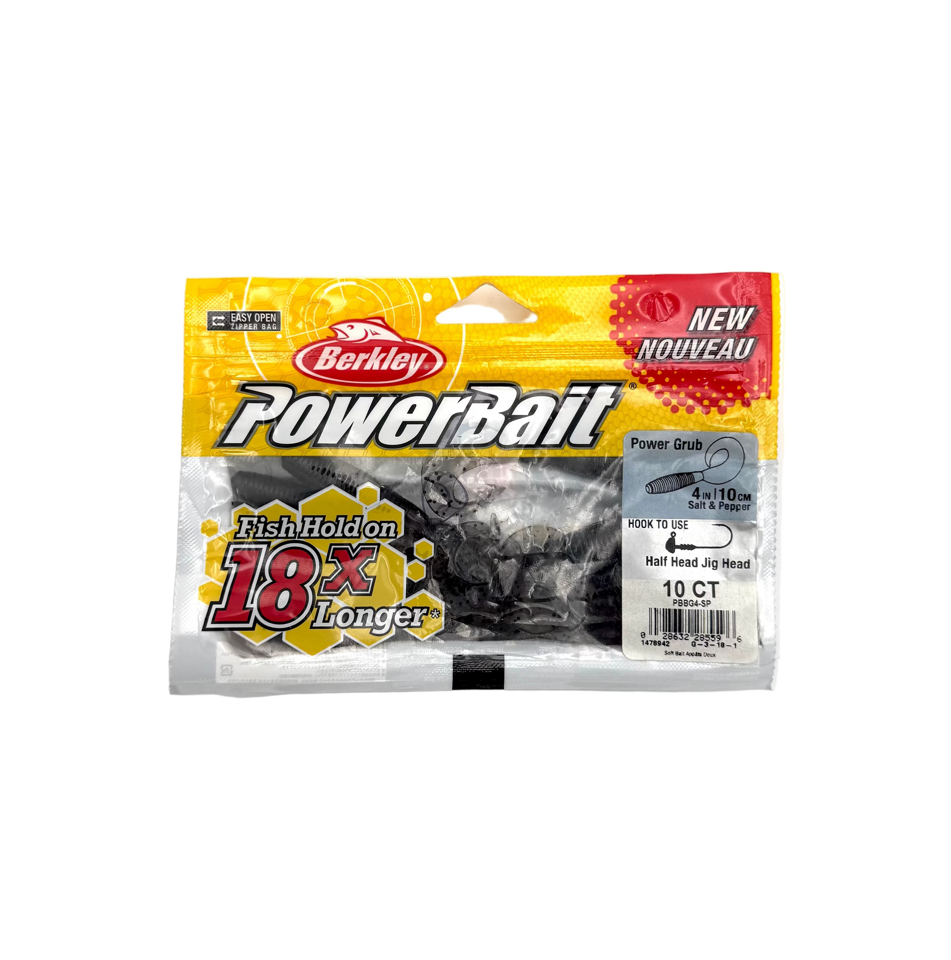 Berkley PowerBait packaging on a white background