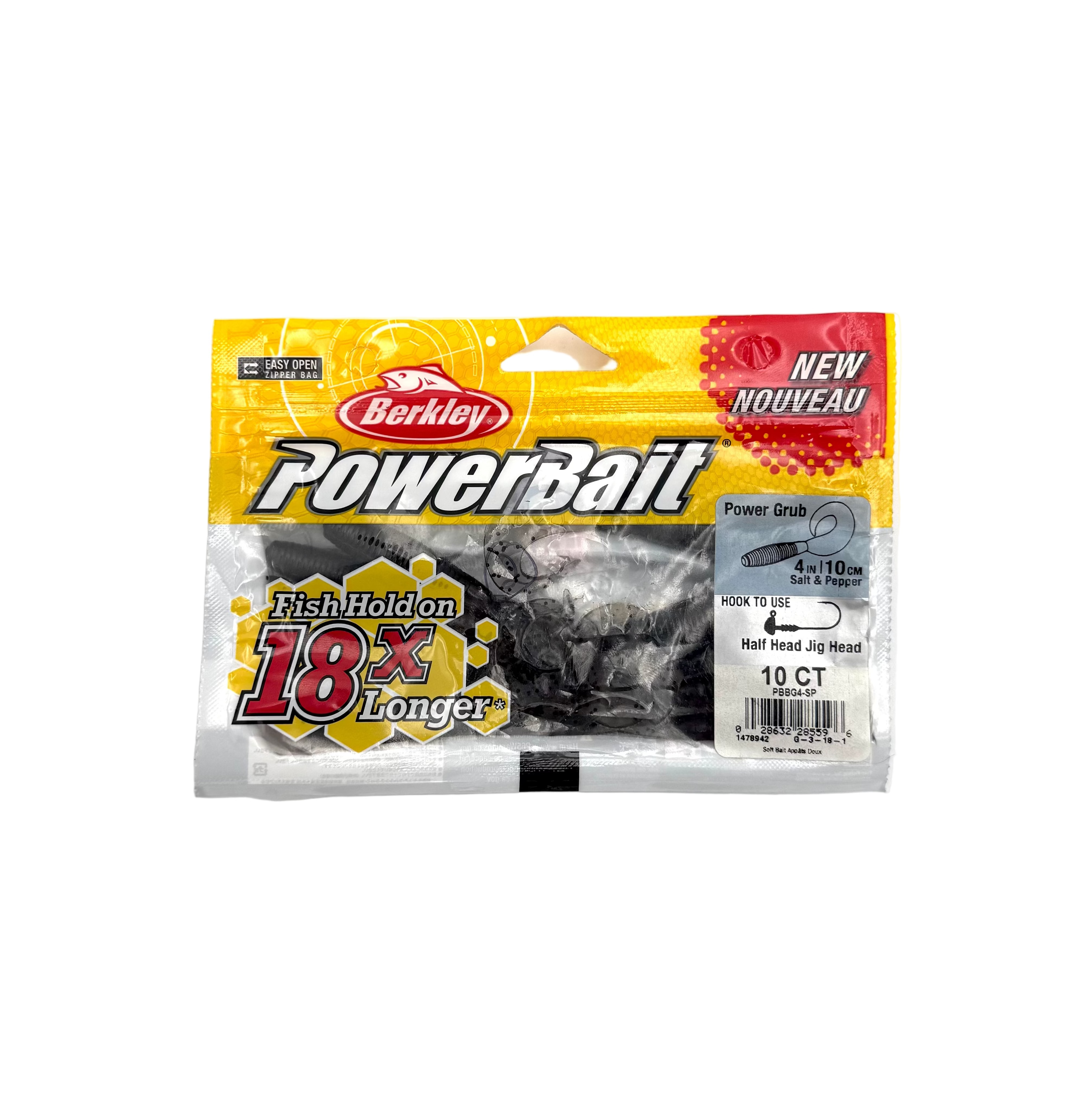 Berkley PowerBait packaging on a white background