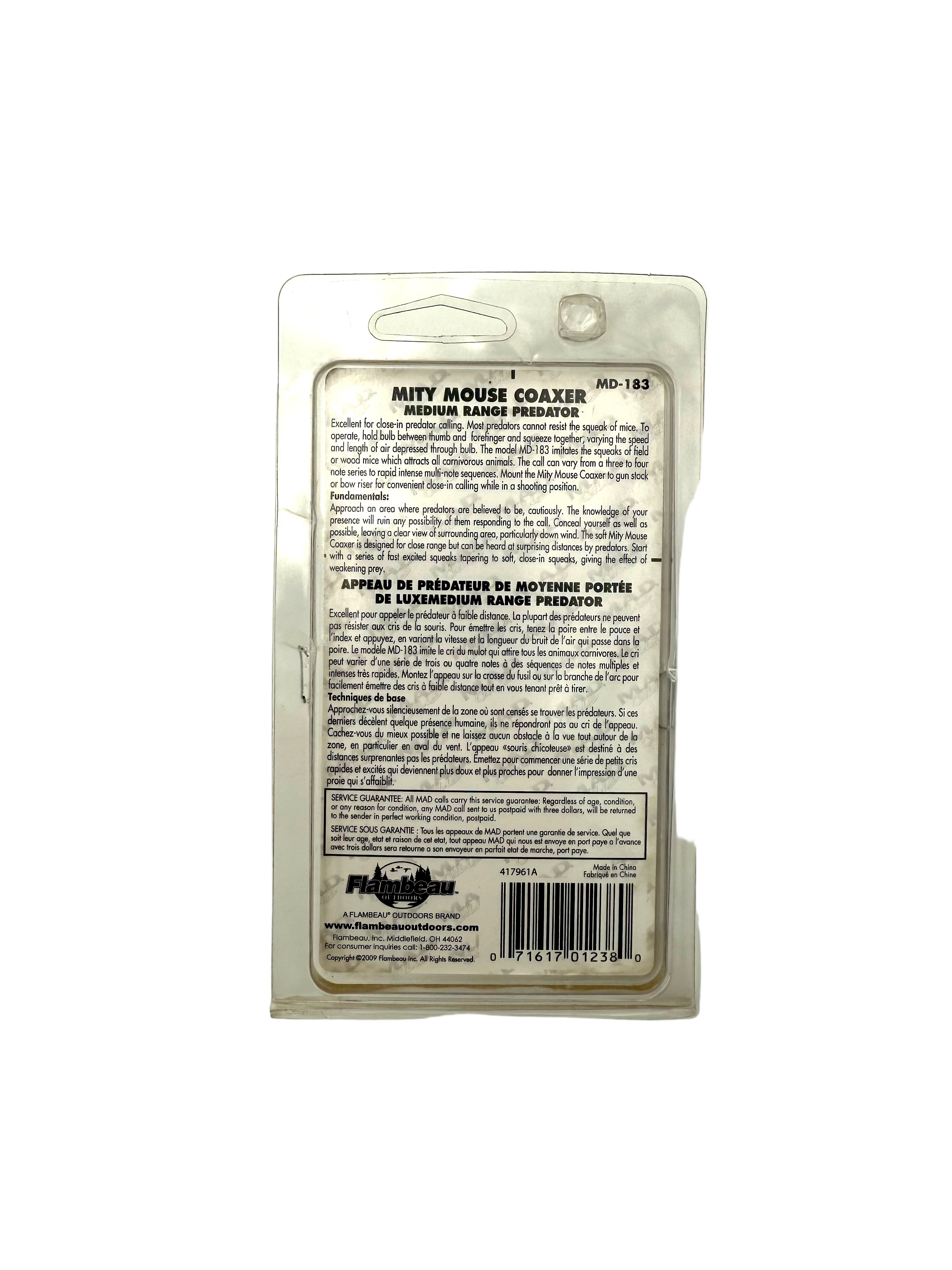 Flambeau Outdoors Mad Mad Mighty Mouse Coaxer Caller - Haag Ventures