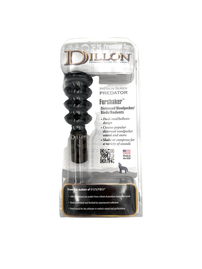 Dillon Premium Series Predator Furshaker - Distressed Woodpecker/Birds/Rodent - Haag Ventures